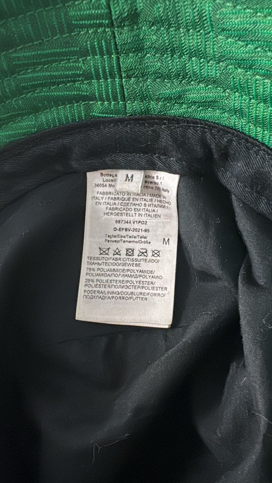 Bottega Veneta Bottega Veneta Jacquard Intreccio Bucket Hat Size 30 - 3 Thumbnail