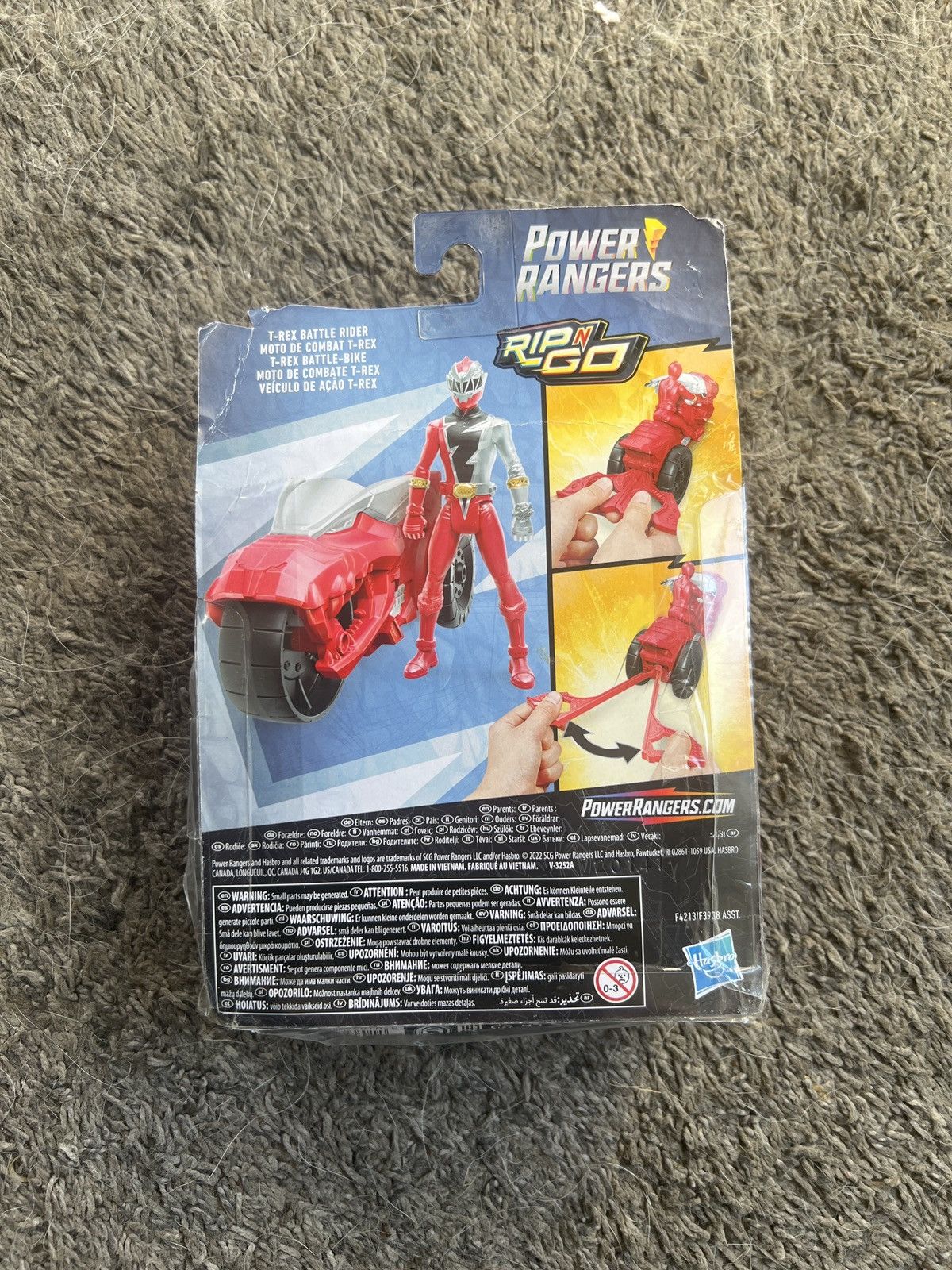 Hypebeast 2022 Hasbro Power Rangers Dino Fury T-Rex Battle Rider Size ONE SIZE - 2 Thumbnail