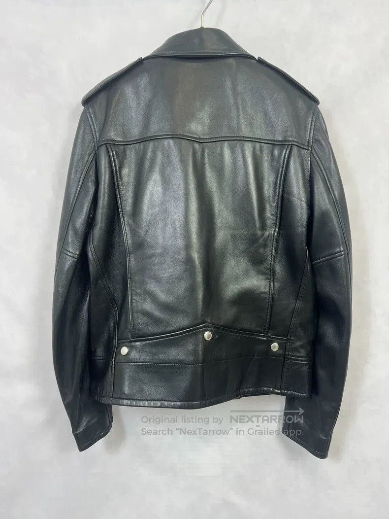Saint Laurent Paris Saint Laurent Paris Black motorcycle leather jacket Size US M / EU 48-50 / 2 - 2 Thumbnail