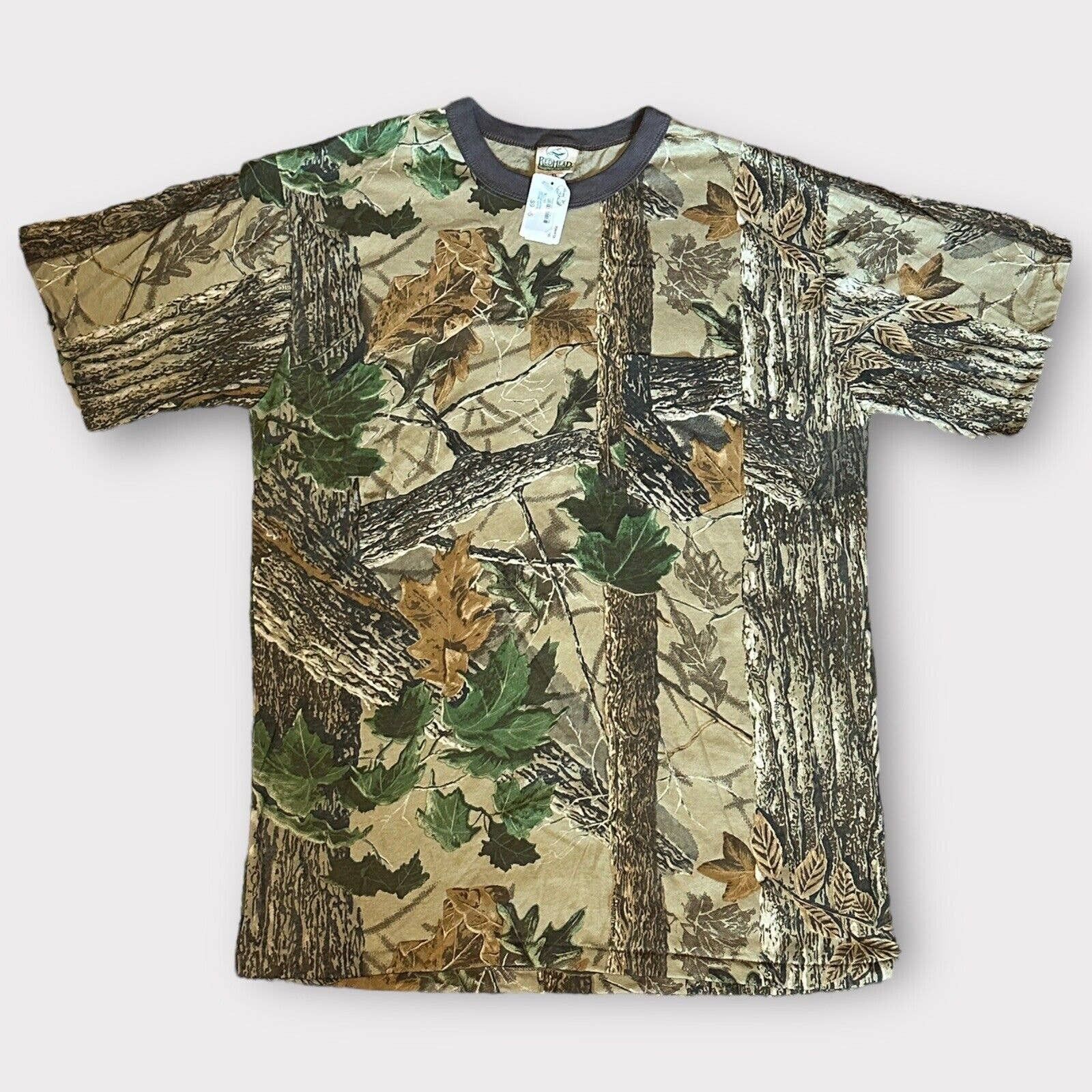 Realtree, Shirts, Realtree Nwt Eagle Flag Graphic Tee Shirt Size L