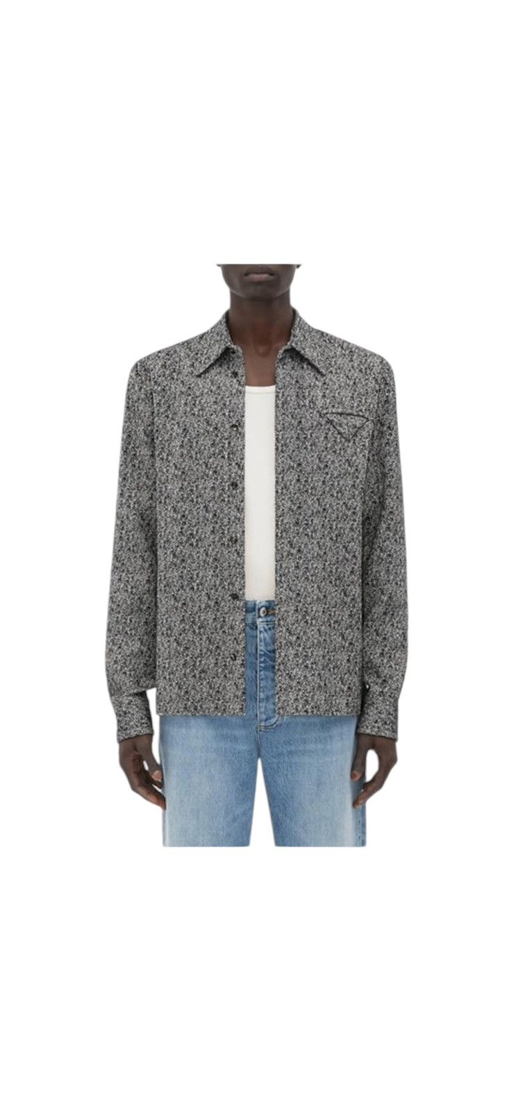 Bottega Veneta BOTTEGA VENETA WOOL OVERSHIRT Size US M / EU 48-50 / 2 - 1 Thumbnail