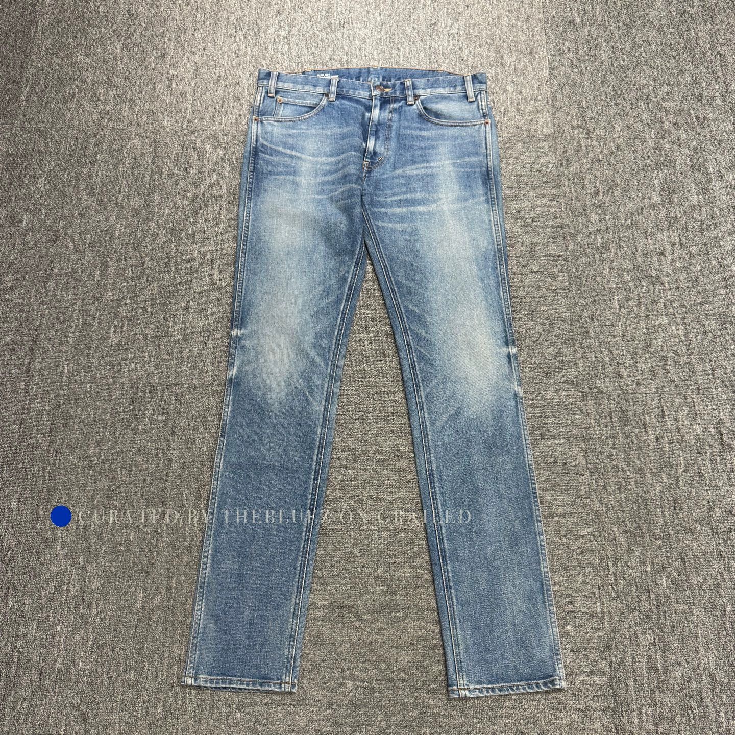 Celine Washed Distressed Blue Jeans Size 31 Size US 32 / EU 48 - 1 Thumbnail