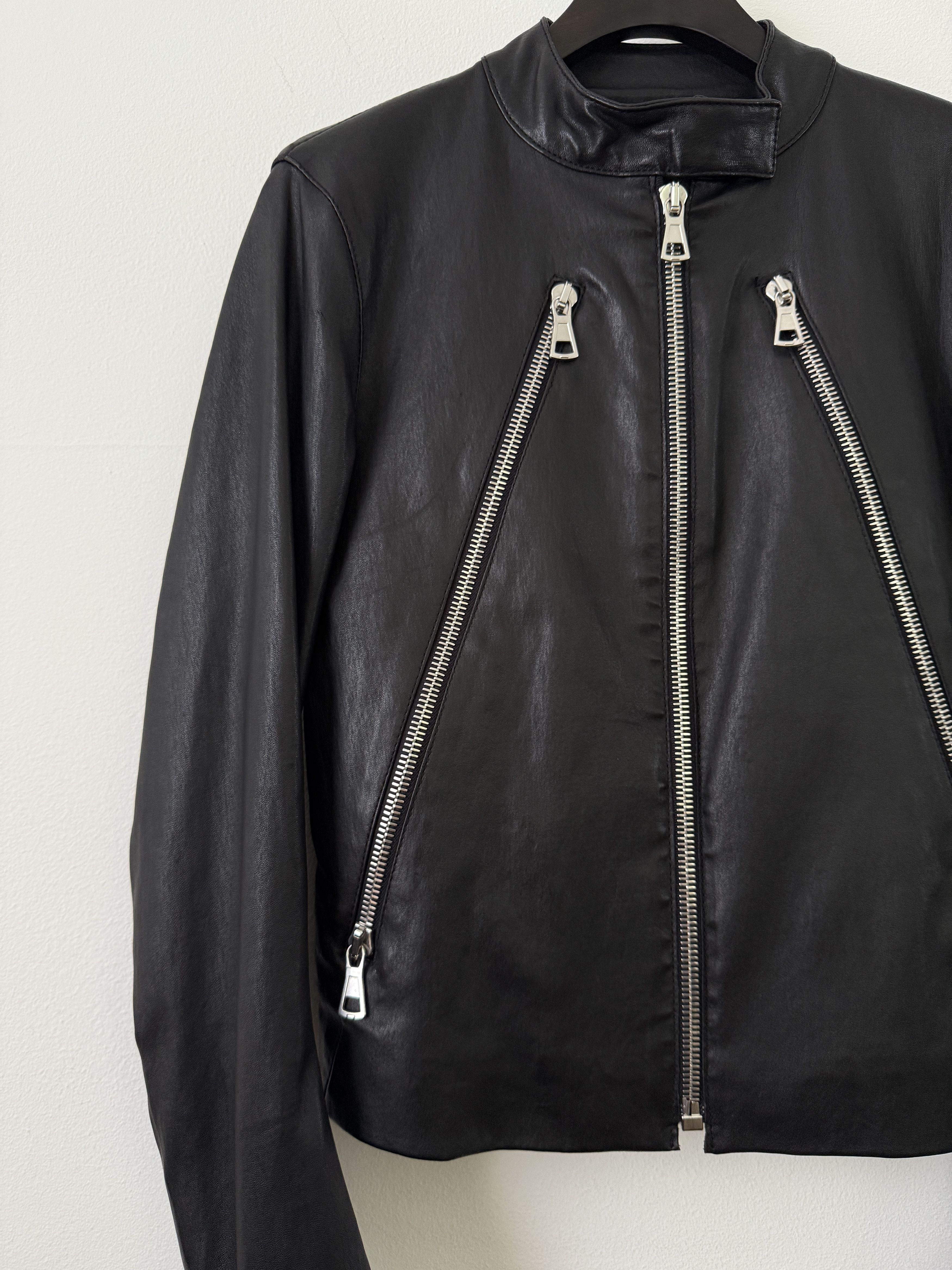 Maison Margiela 2013 5 Zip Leather Moto Jacket Size M / US 6-8 / IT 42-44 - 9 Thumbnail