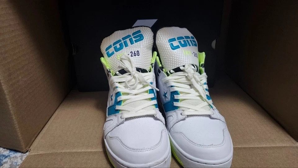 Converse × Just Don Converse Just Don x ERX-260 Mid Animal - White Teal 163783C Size US 8 / EU 41 - 4 Thumbnail
