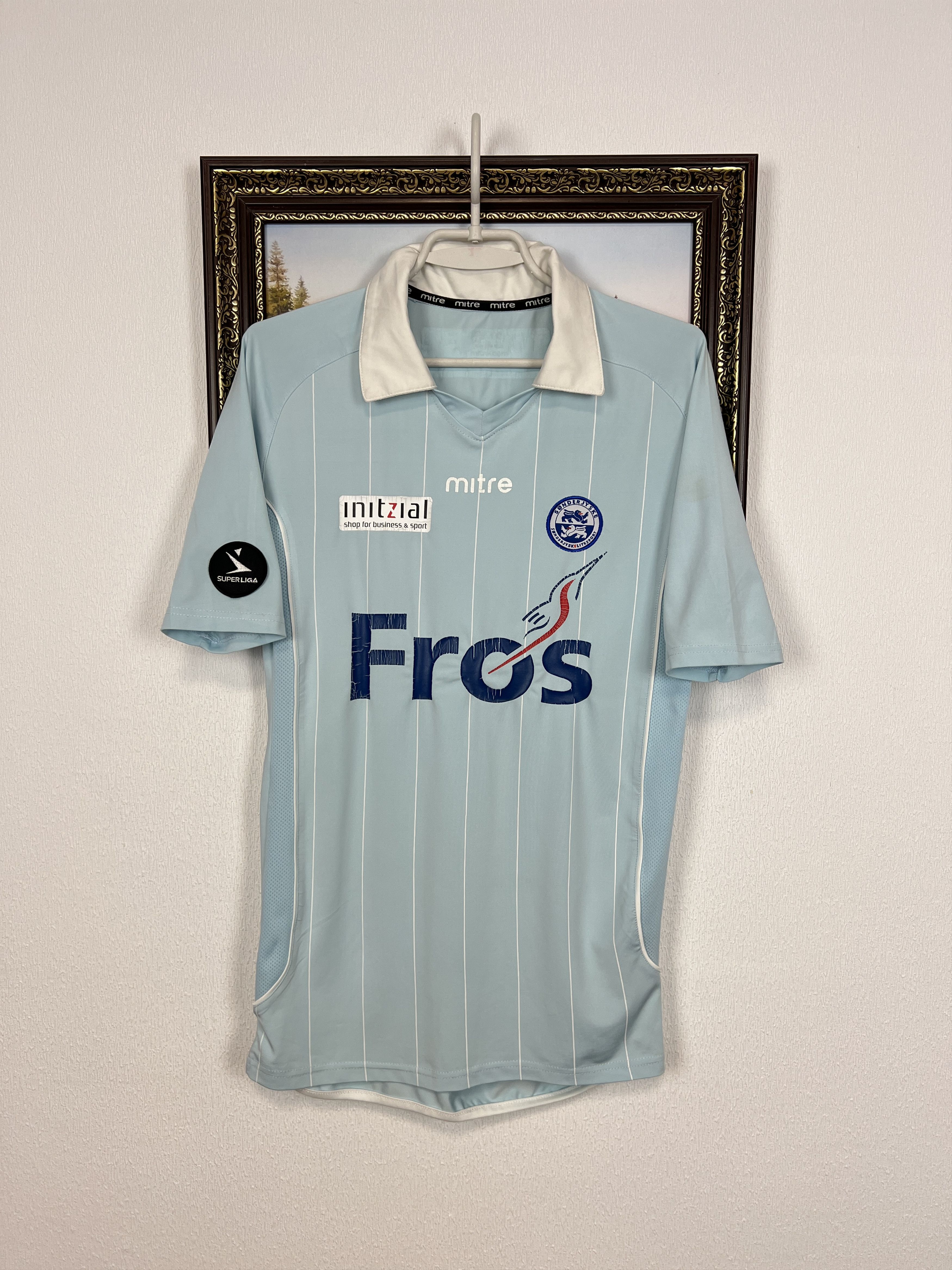 Vintage SonderjyskE football shirt 2010 Soccer Mitre Jersey Tee Size US M / EU 48-50 / 2 - 1 Thumbnail