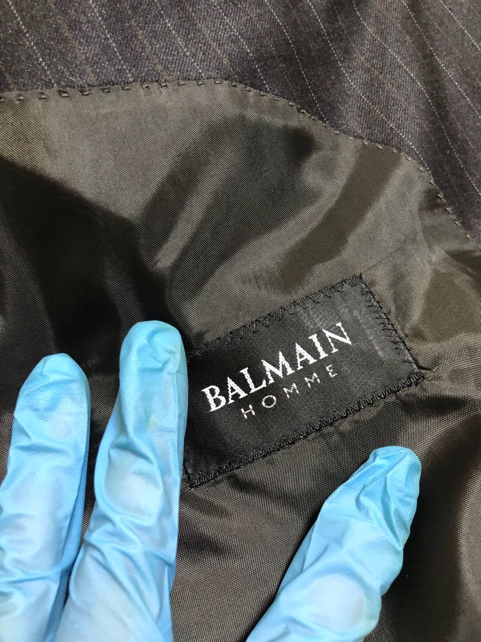 Balmain Balmain Paris Black 2 piece suit with Blazer and trousers Size US M / EU 48-50 / 2 - 7 Thumbnail