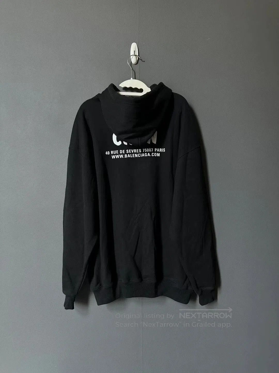 Balenciaga Balenciaga Black Crew Hoodie XS. Size US XS / EU 42 / 0 - 2 Thumbnail