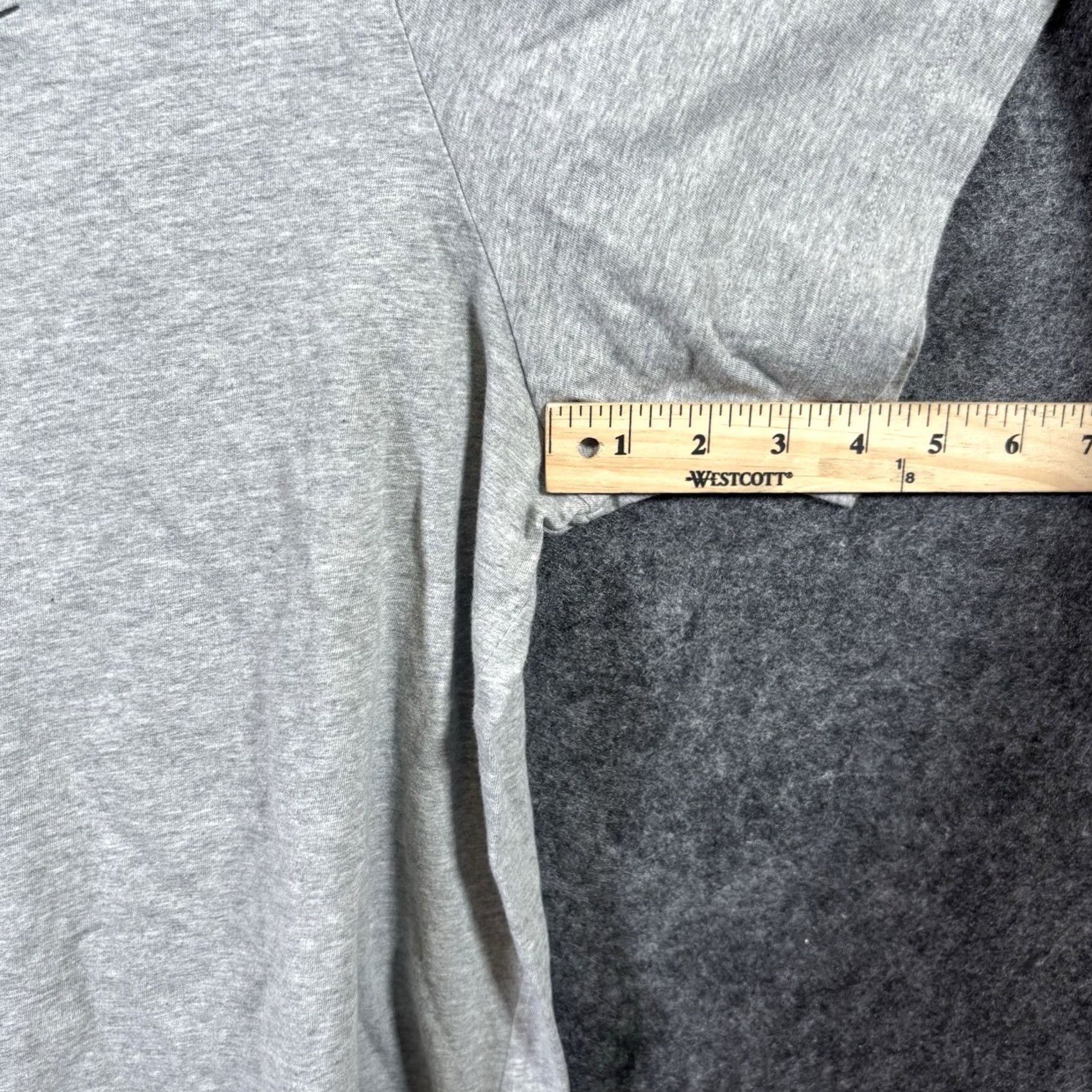 Nike Nike Tee Men’s T-Shirt Short Sleeve Gray Heather Black Swoosh Size 3XL Size US XXL / EU 58 / 5 - 4 Thumbnail