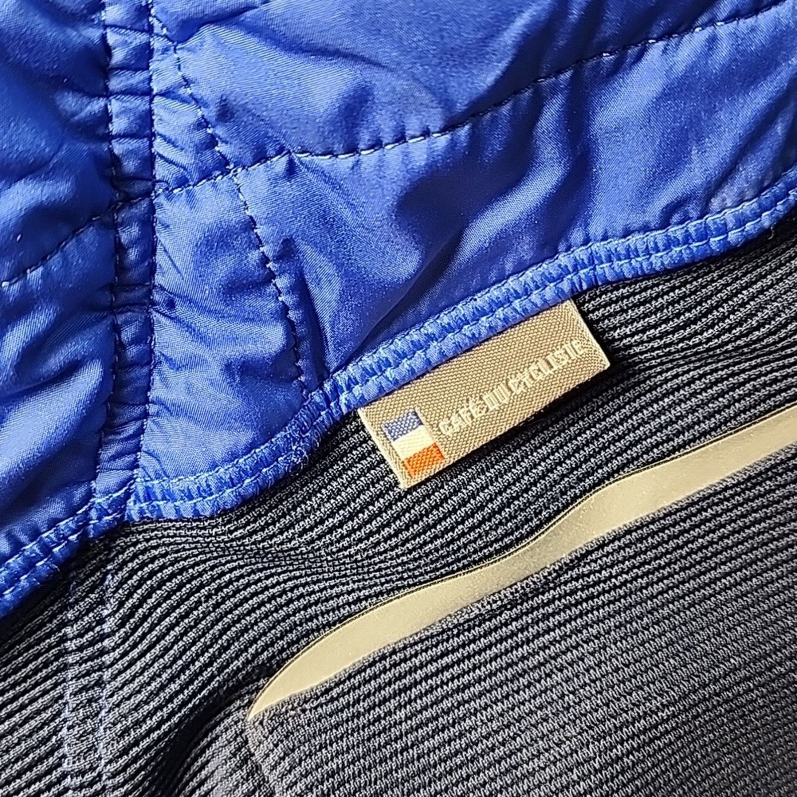 Cafe du Cycliste Blue and Black Cycilist Jacket Size L / US 10 / IT 46 - 4 Thumbnail