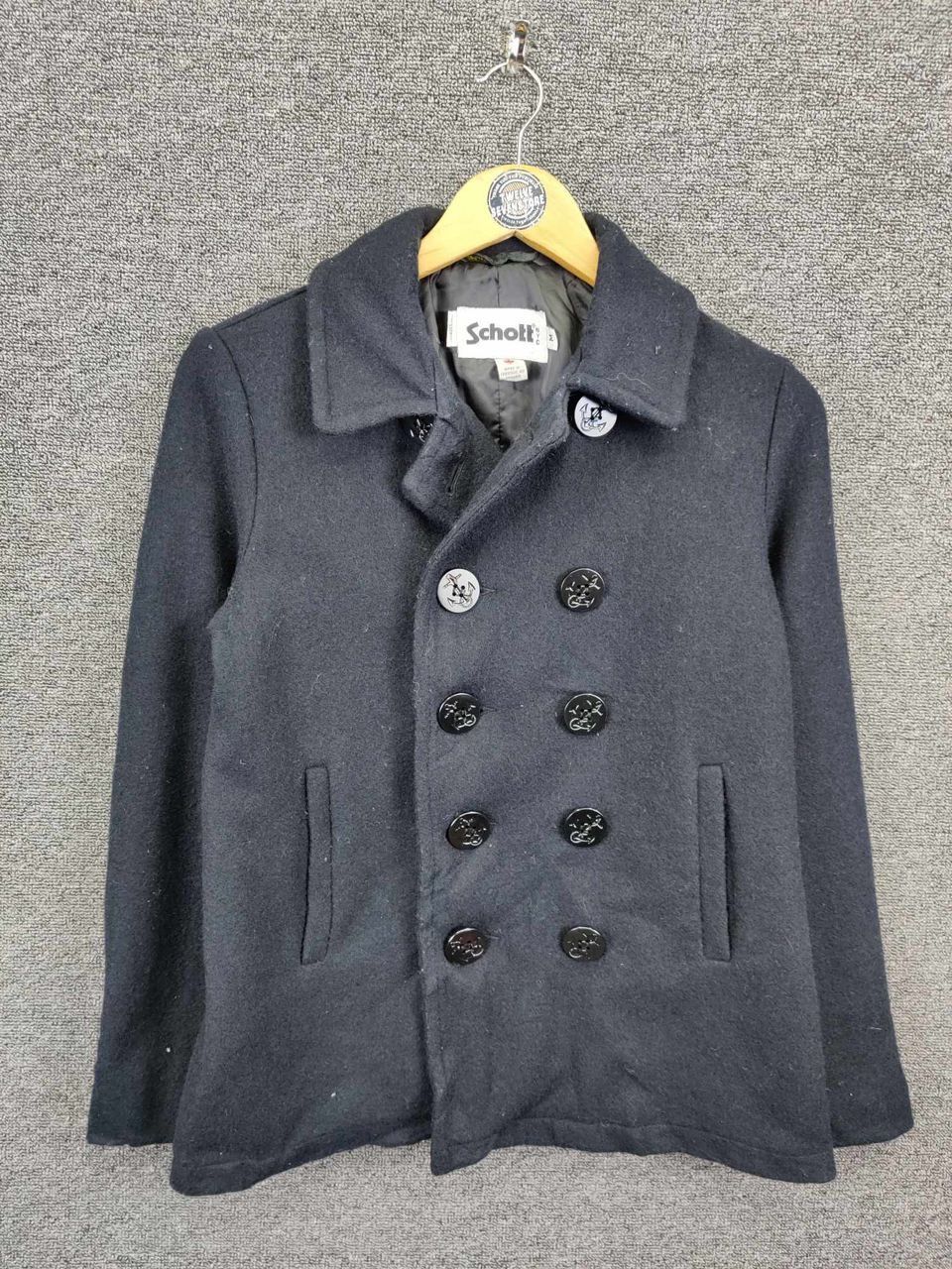 Schott Vintage Schott NYC X Earth Wool Double Breasted Coat Size US M / EU 48-50 / 2 - 1 Thumbnail