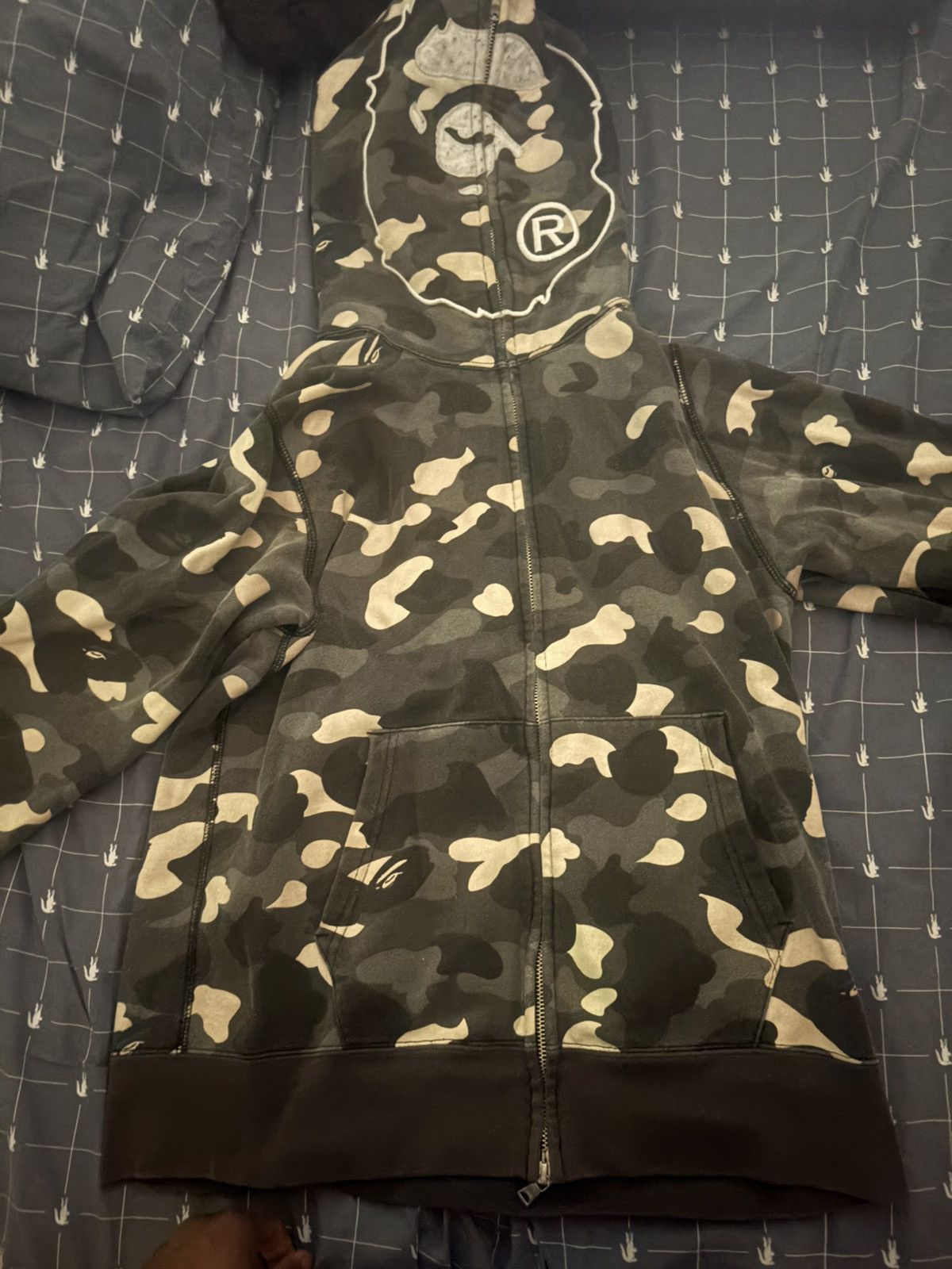Bape hoodie zip up