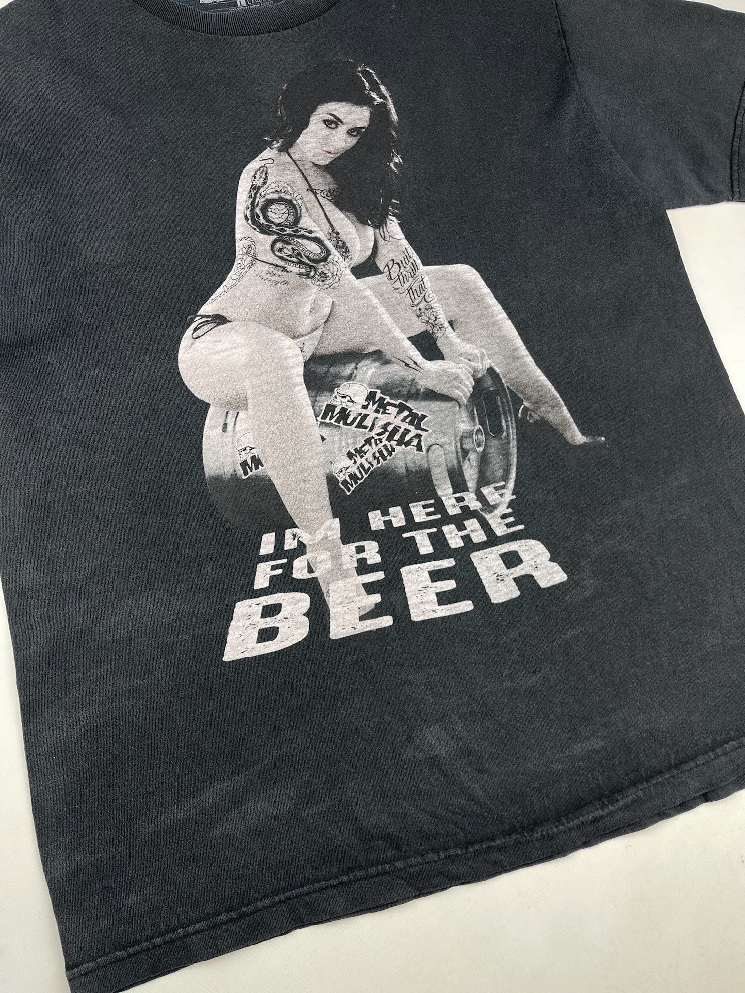 Metal Mulisha Vintage Metal Mulisha Sexy Girl Tshirt nude pornstar tattoo Size US L / EU 52-54 / 3 - 2 Thumbnail