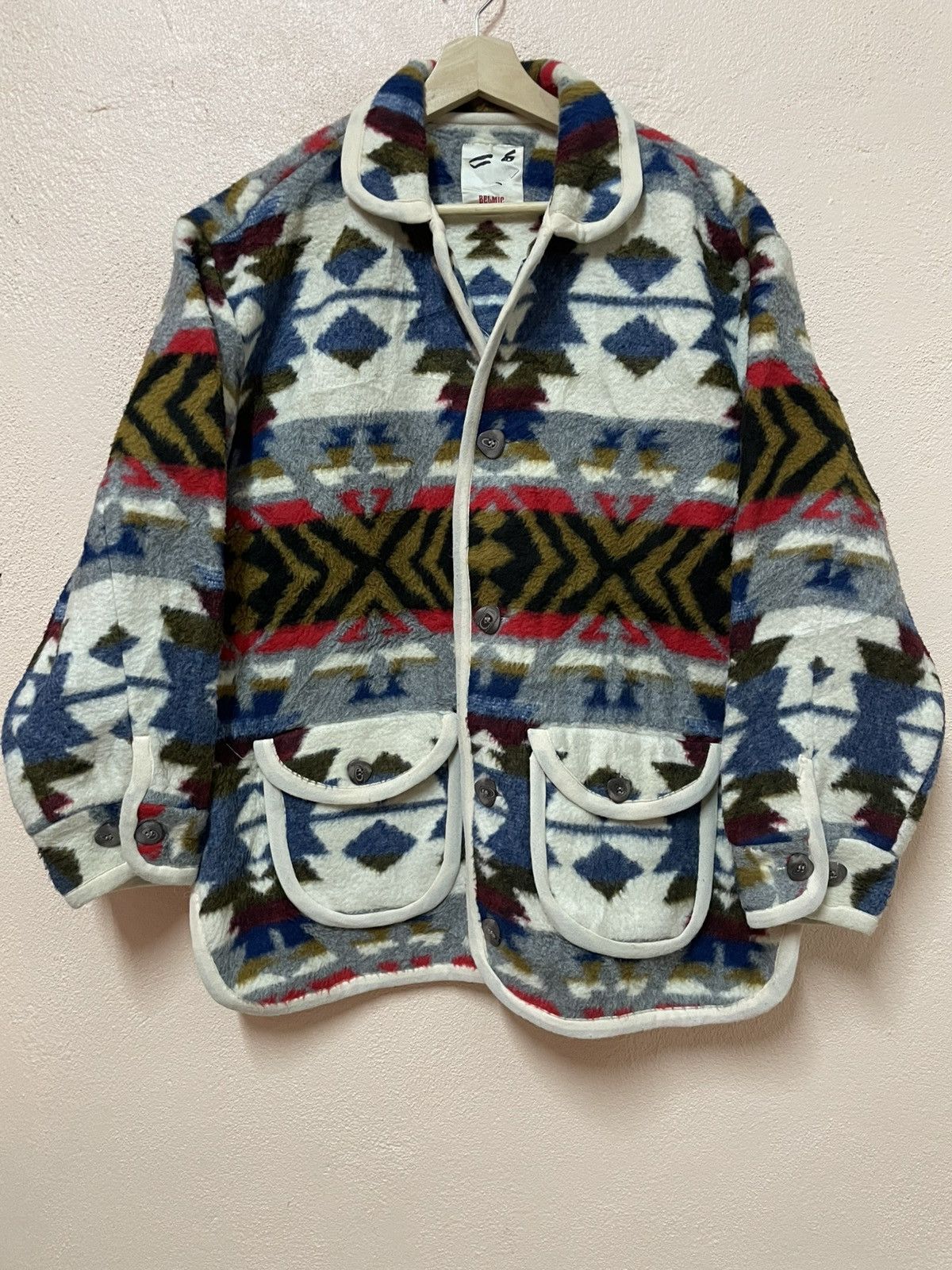 Japanese Brand Japanese Designer Poncho East West Native Navajo Poncho XL Size US XL / EU 56 / 4 - 3 Thumbnail
