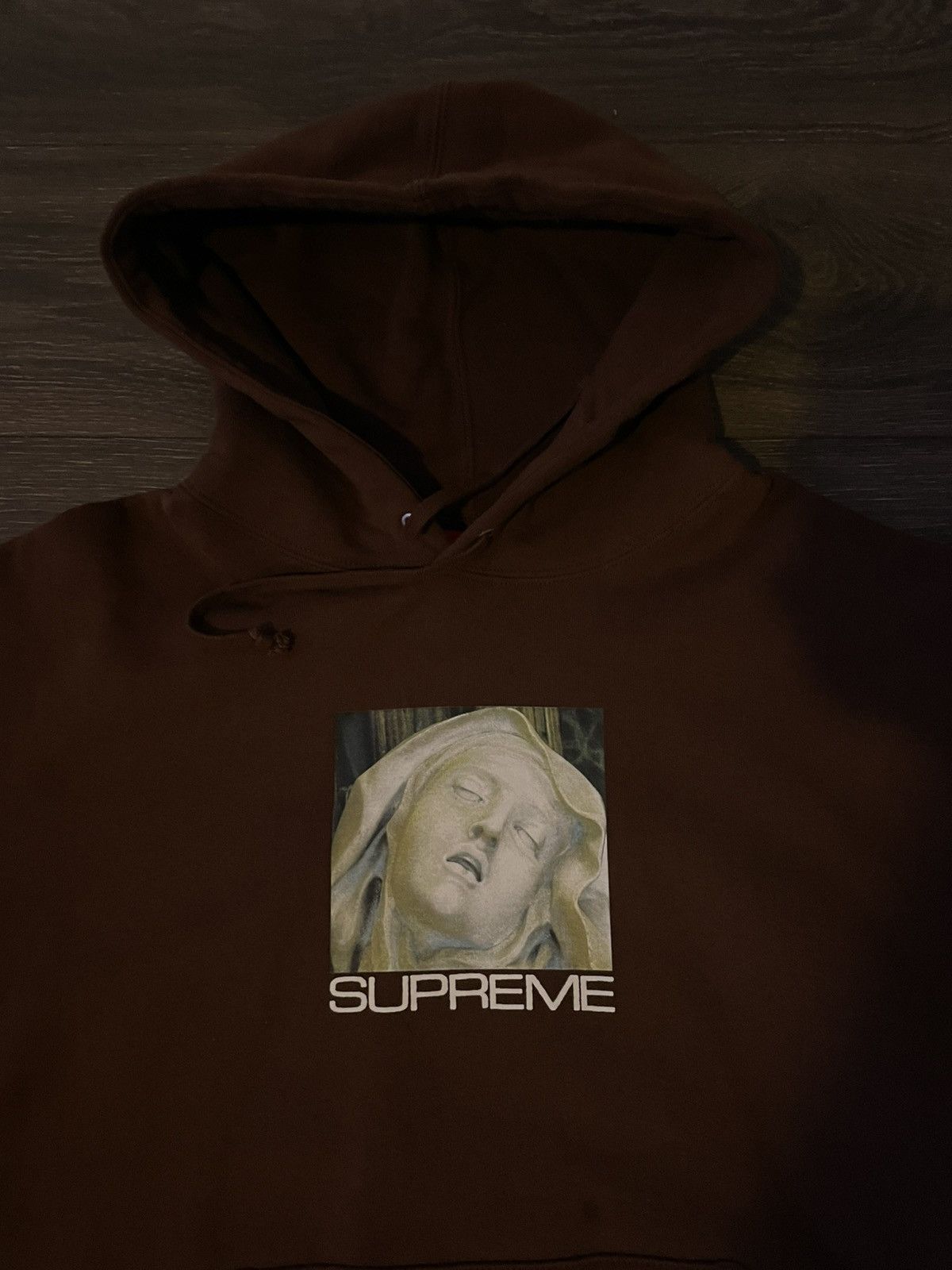 Supreme SUPREME Brown 'Ecstasy' Hoodie (FW21) Size US M / EU 48-50 / 2 - 2 Thumbnail