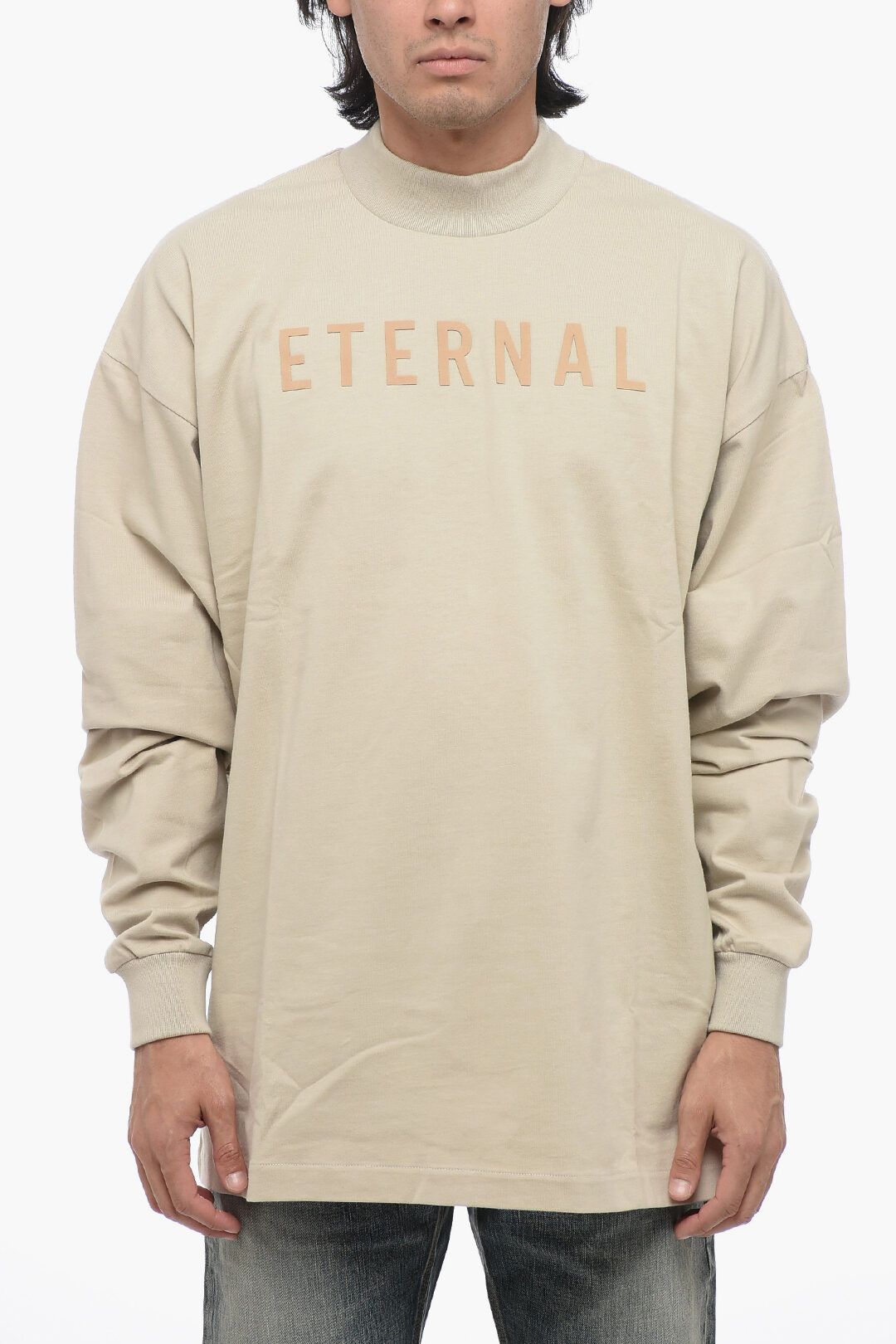 Fear of God o1y0125 Crewneck Sweatshirt in Beige Size US S / EU 44-46 / 1 - 1 Thumbnail