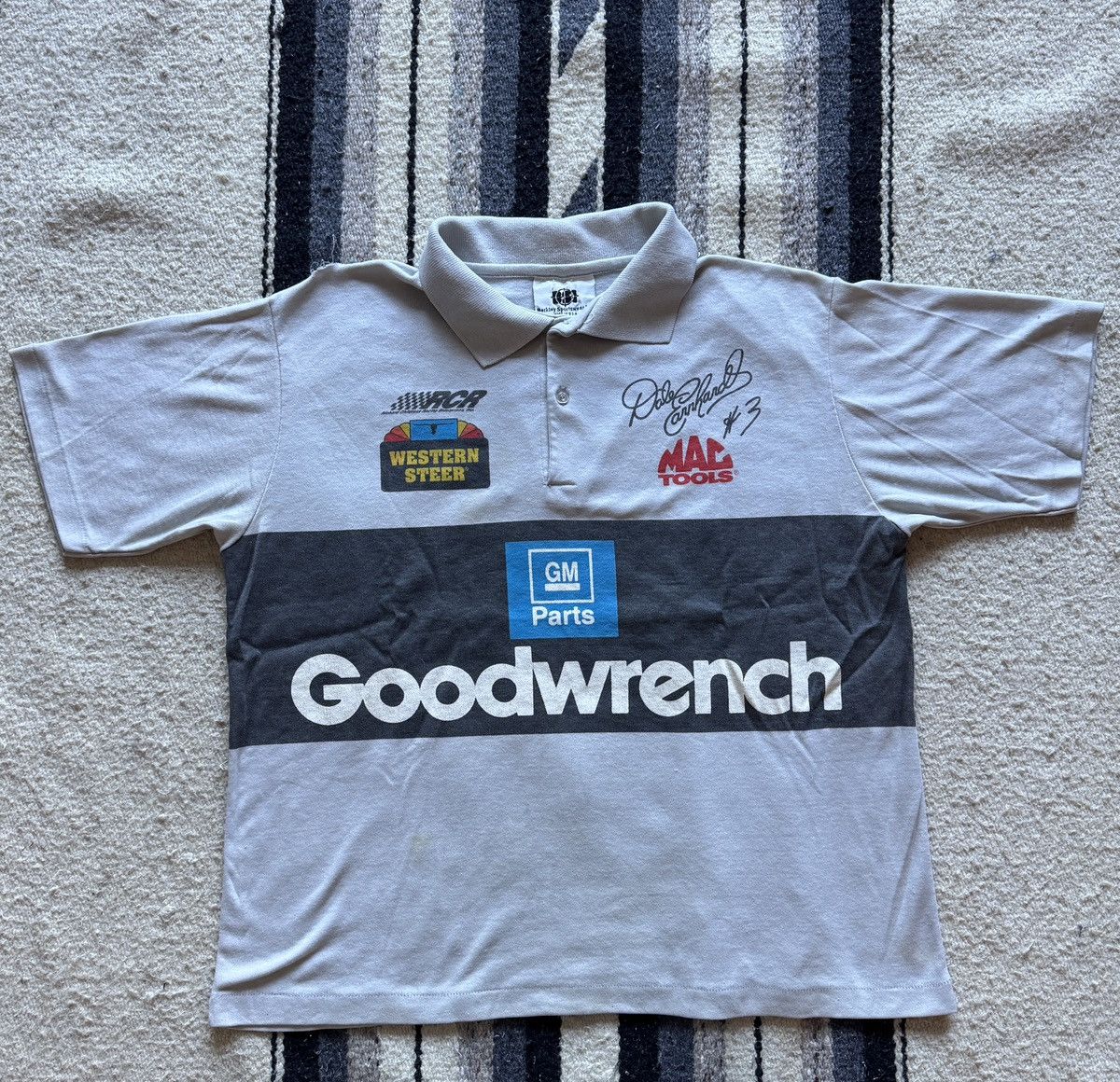Chase Authentics Vintage 90s Chase Authentics Dale Earnhardt Shirt M Size US M / EU 48-50 / 2 - 1 Thumbnail