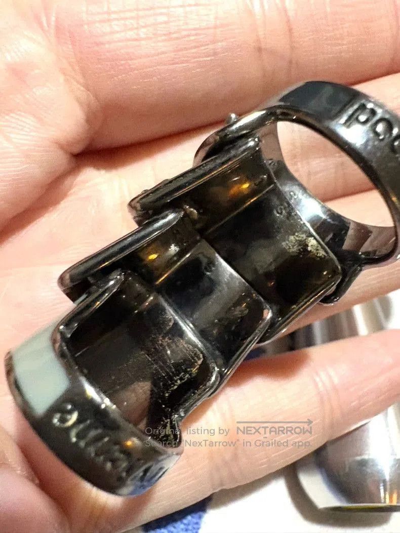 Vivienne Westwood Vivienne Westwood Gray Gradient Armor Ring. Size ONE SIZE - 6 Thumbnail
