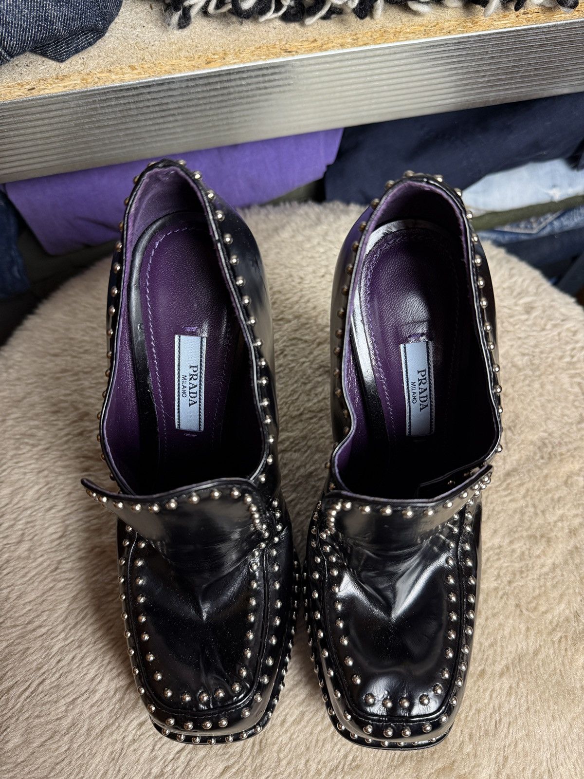 Prada PRADA Platform Heels Shoes y2k Over Metal archive Punk Size US 7 / IT 37 - 11 Thumbnail