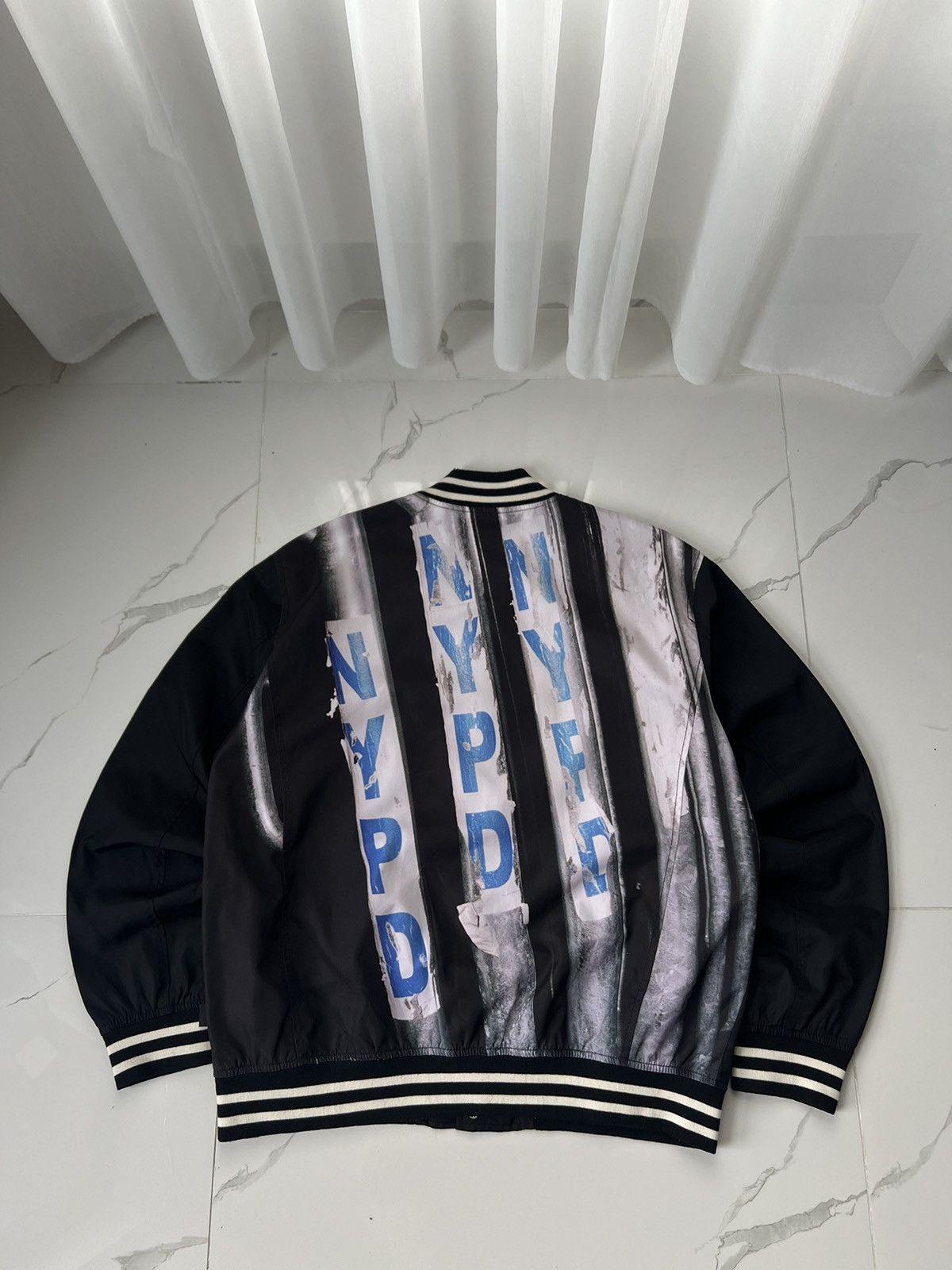 Vintage × thisisneverthat THISISNEVERTHAT NYPD PRINT RARE VINTAGE BOMBER LIGHT JACKET Size US M / EU 48-50 / 2 - 1 Thumbnail