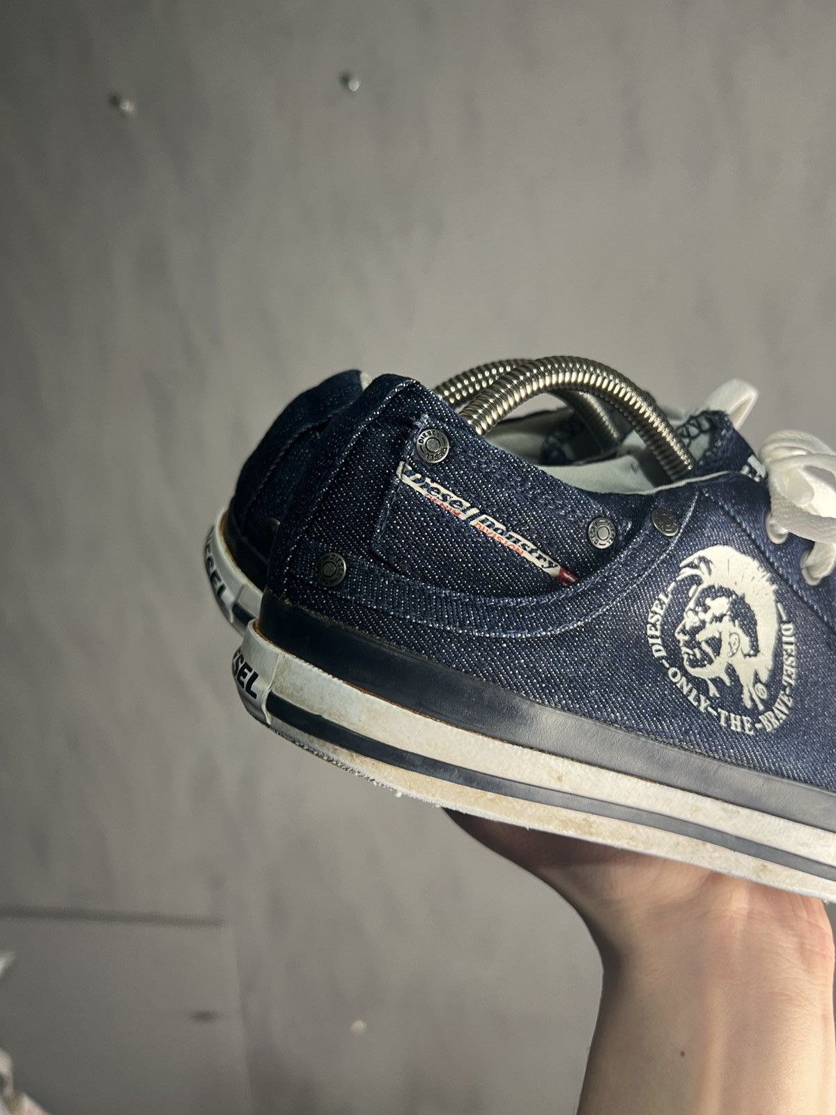 Diesel Vintage Diesel Denim Low Top Sneakers Size US 10 / EU 43 - 4 Thumbnail