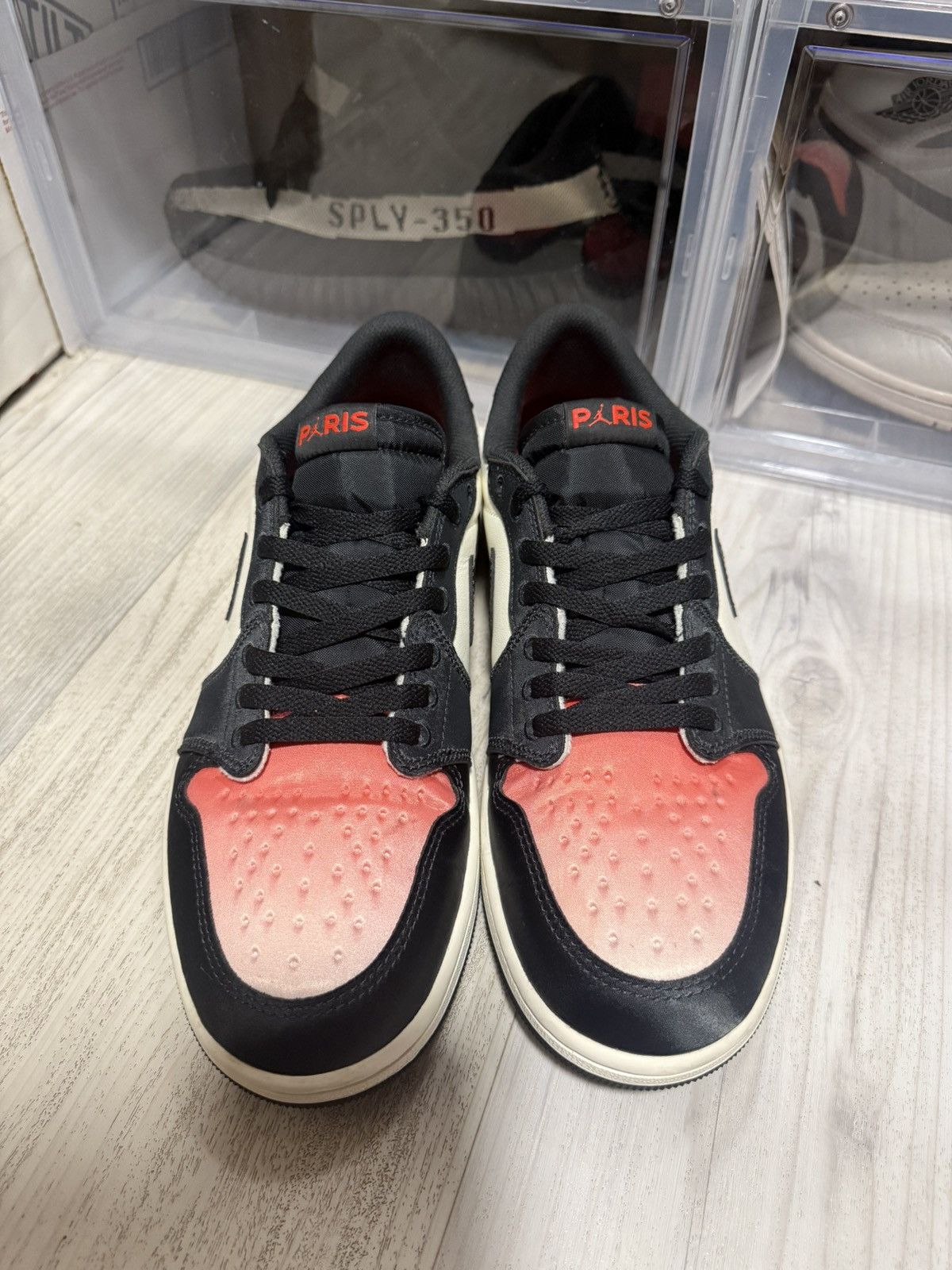 Jordan Brand Air Jordan 1 Retro Low OG Paris Saint-Germain (PSG) Size US 11 / EU 44 - 4 Thumbnail