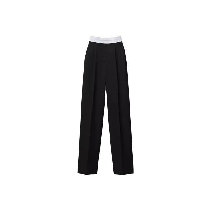 Alexander Wang Alexander Wang Black High-Waisted Casual Pants - Size 30" / US 8 / IT 44 - 1 Thumbnail