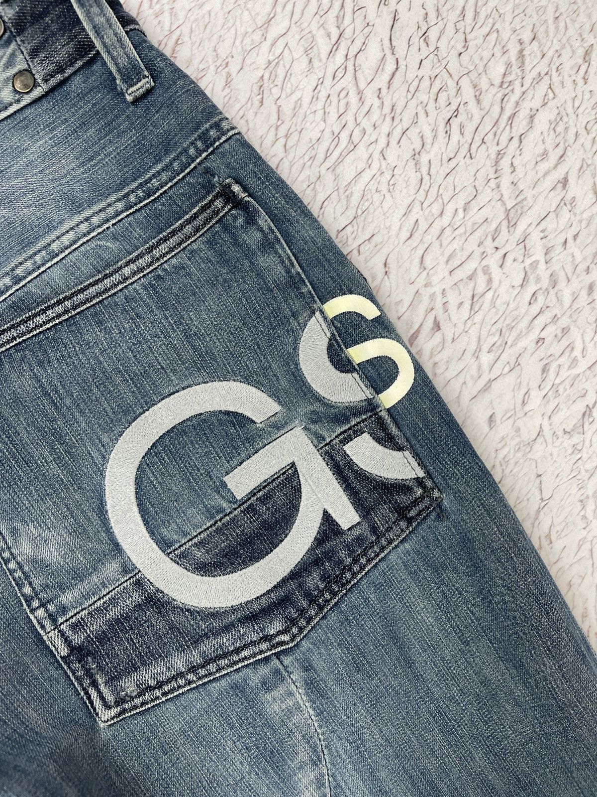 G-Star G-Star Raw vintage Elwood loose prisoner Monty embro jeans Size US 31 - 16 Thumbnail