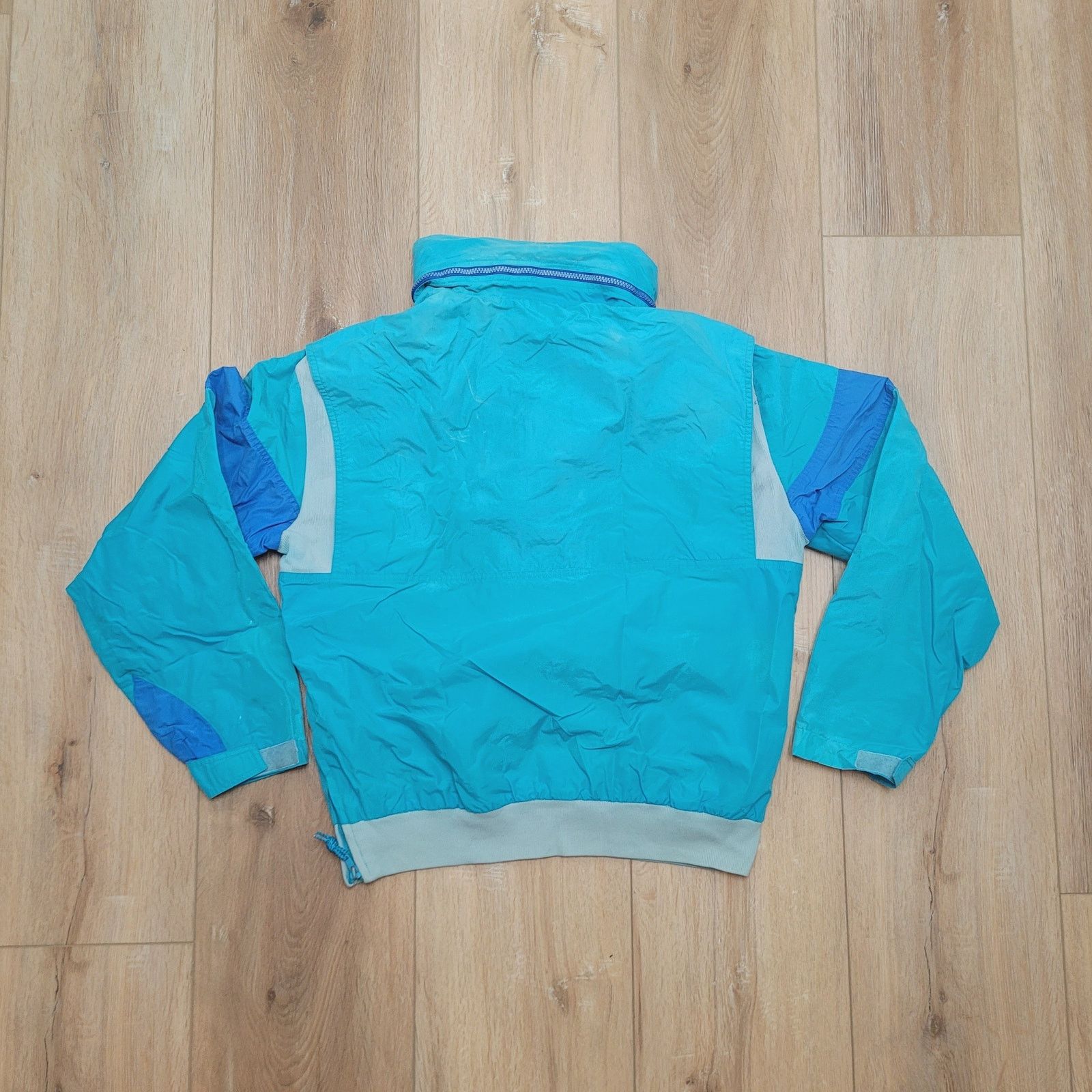 Nike VTG Nike Gray Tag Anorak M Cropped Boxy Tapered Hem 90s Size US M / EU 48-50 / 2 - 2 Thumbnail
