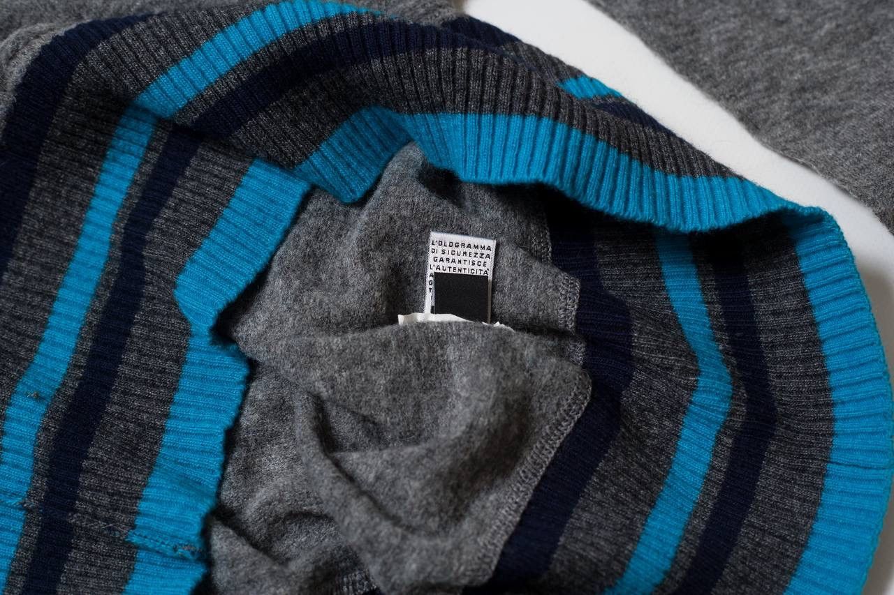 Dolce & Gabbana Dolce & Gabbana Wool Pullover Sweater V-Neck Size US XXL / EU 58 / 5 - 6 Thumbnail