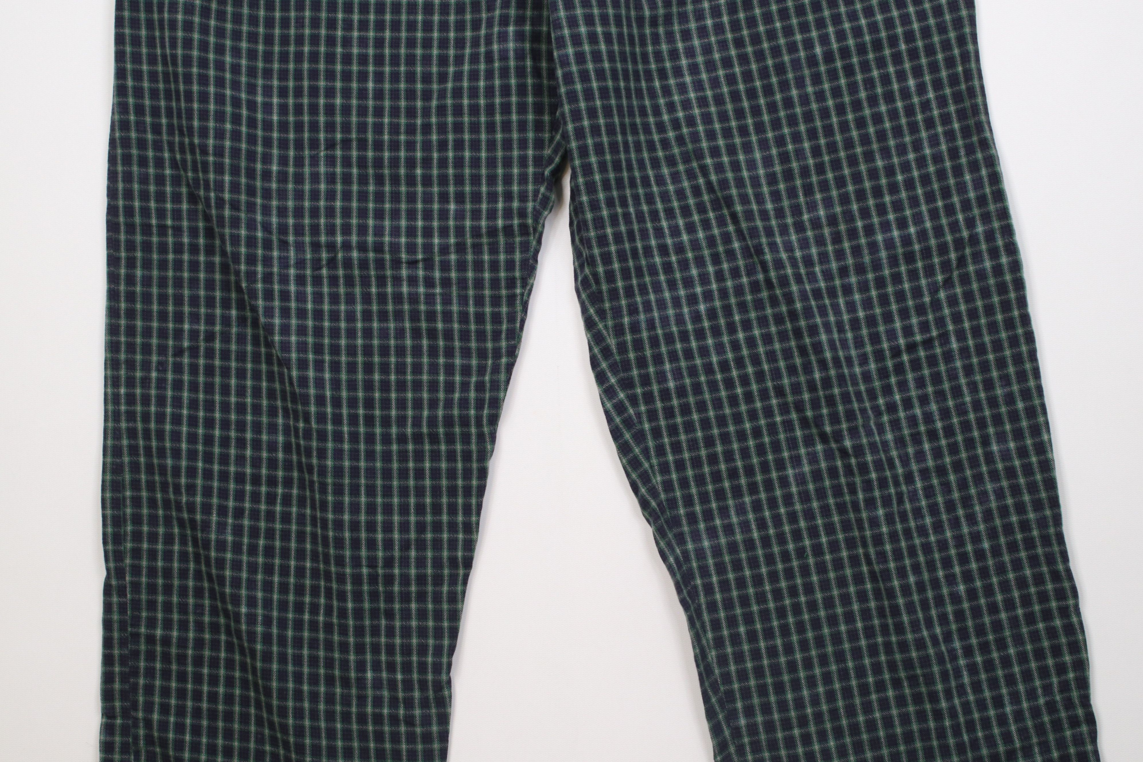 J.Crew Vintage 90s J Crew Oarsman Wide Leg Flannel Pajamas Pants Size US 36 / EU 52 - 3 Thumbnail