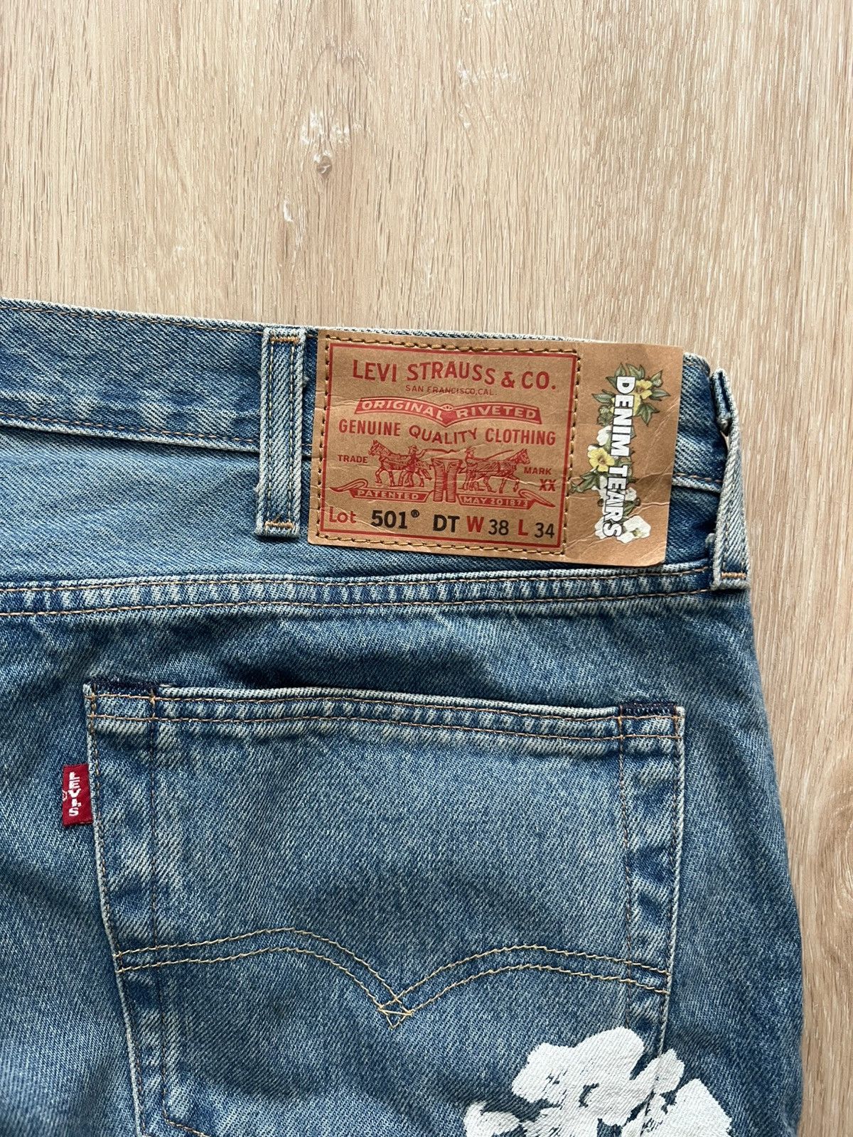 DENIM TEARS Light wash denim tears jeans Size US 38 / EU 54 - 3 Thumbnail