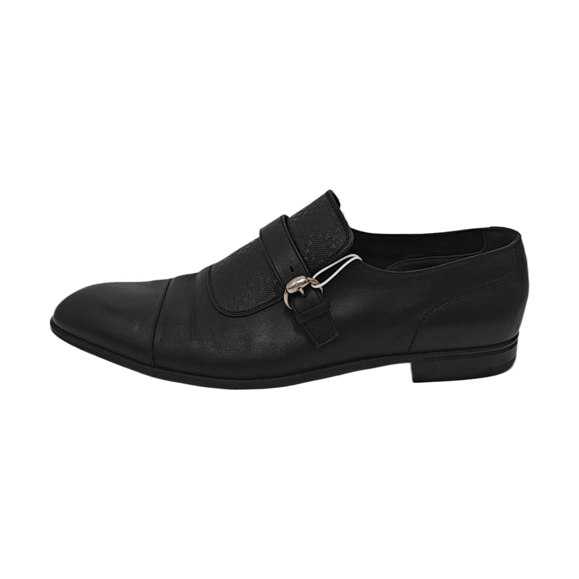 Gucci Gucci Monogram Leather Monk Strap Shoes US 7 Size US 8 / EU 41 - 1 Thumbnail