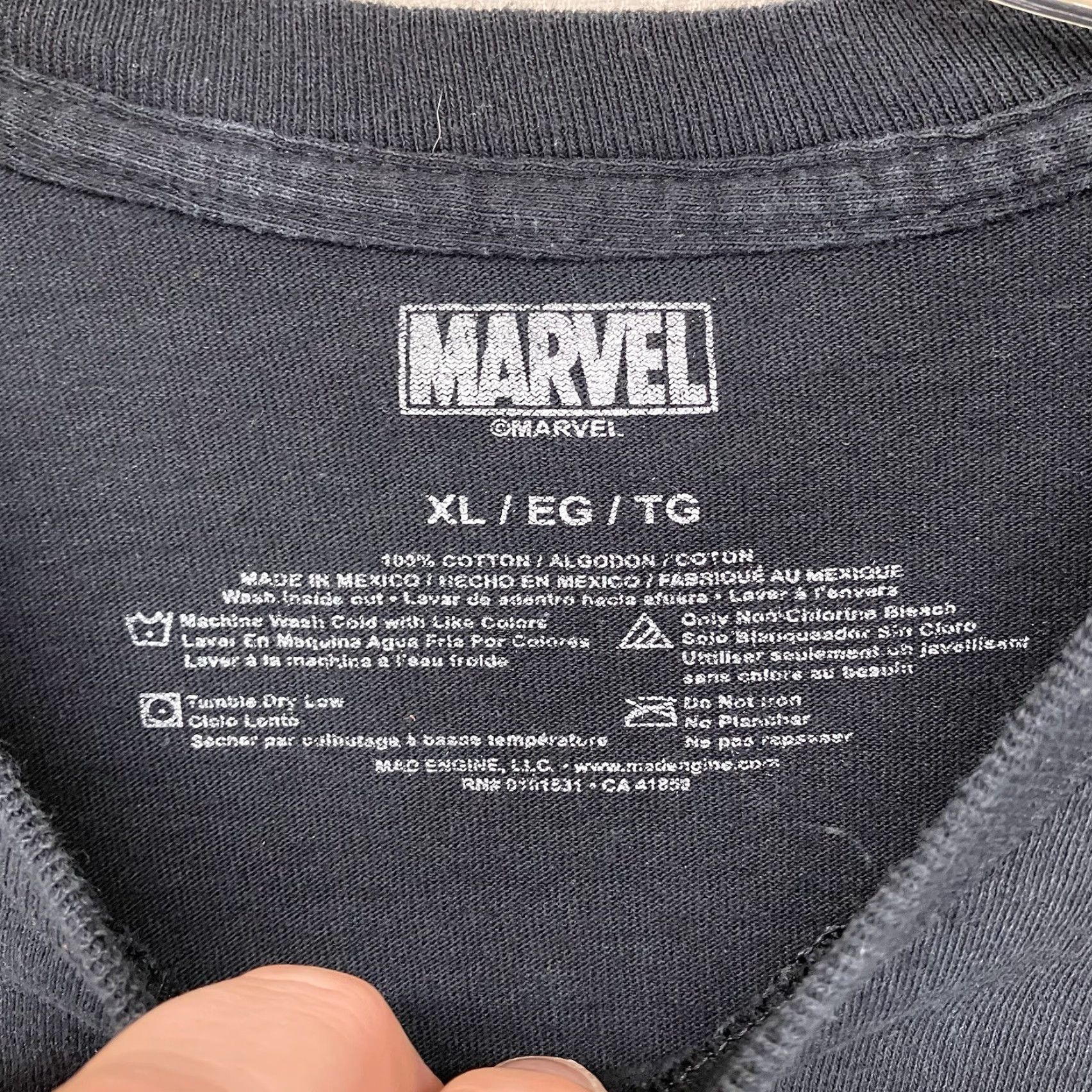 Vintage Marvel Venom Long Sleeve T-Shirt XL Black Graphic Print Heavy Metal Skull Mens Size US XL / EU 56 / 4 - 7 Thumbnail
