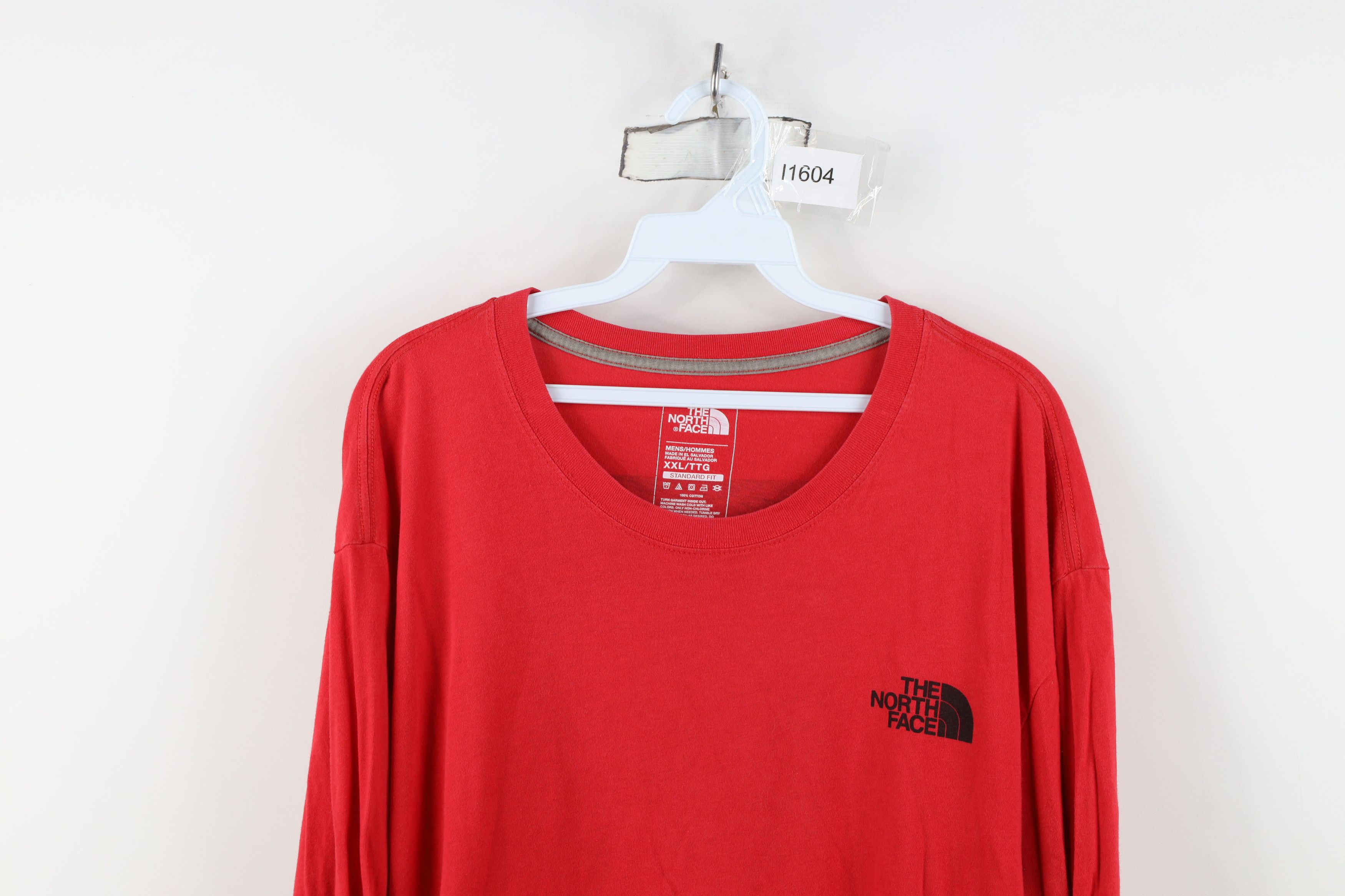 The North Face Vintage Y2K The North Face Box Logo Long Sleeve T-Shirt Red Size US XXL / EU 58 / 5 - 2 Thumbnail
