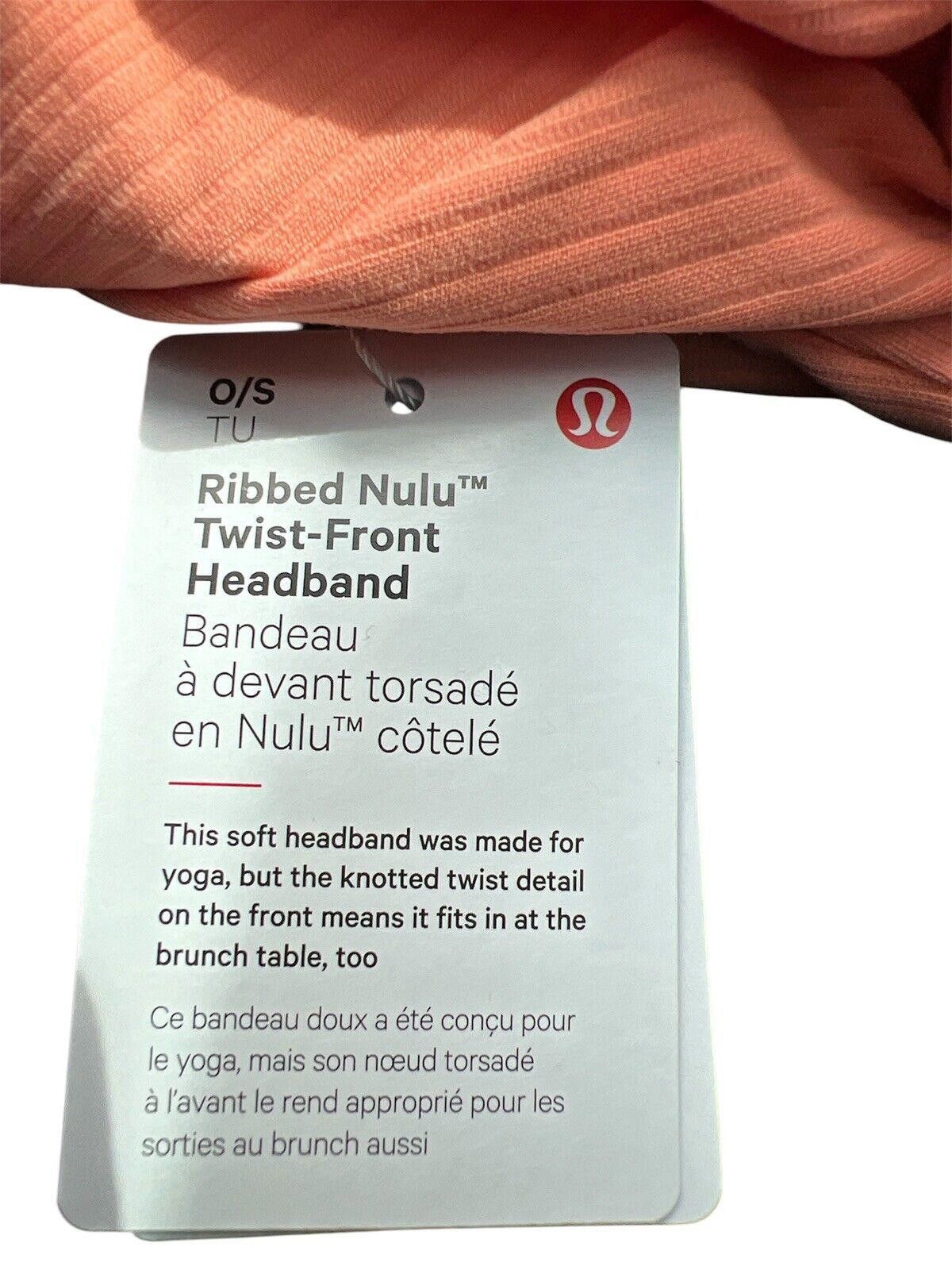 Lululemon Lululemon Women's Ribbed Nulu Twist Front Headband - VLVD Size ONE SIZE - 2 Thumbnail