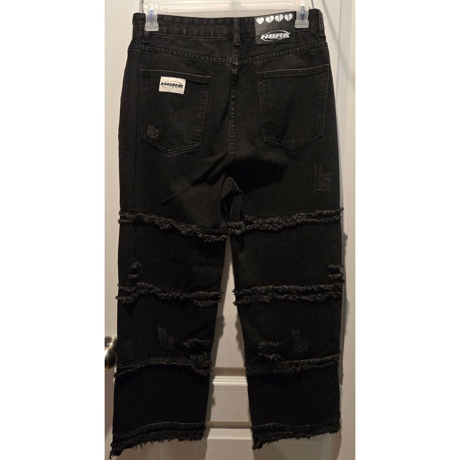 Other NWOT Heartbreak Hotel HBRK Distressed Denim black sz S Size 32" / US 10 / IT 46 - 2 Thumbnail