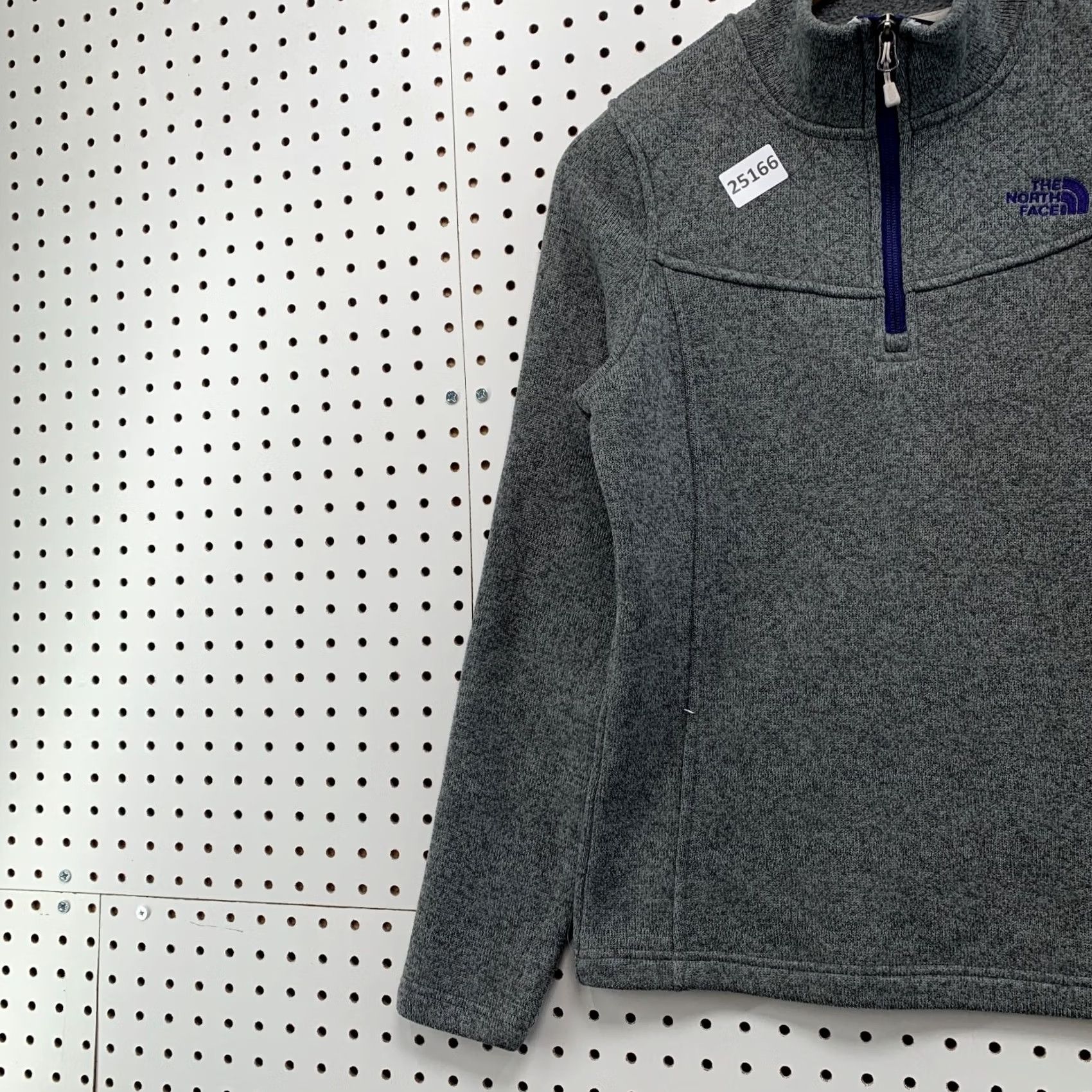 The North Face The North Face 1/4 Zip Pullover Sweater Purple Logo Womens Small Size S / US 4 / IT 40 - 3 Thumbnail