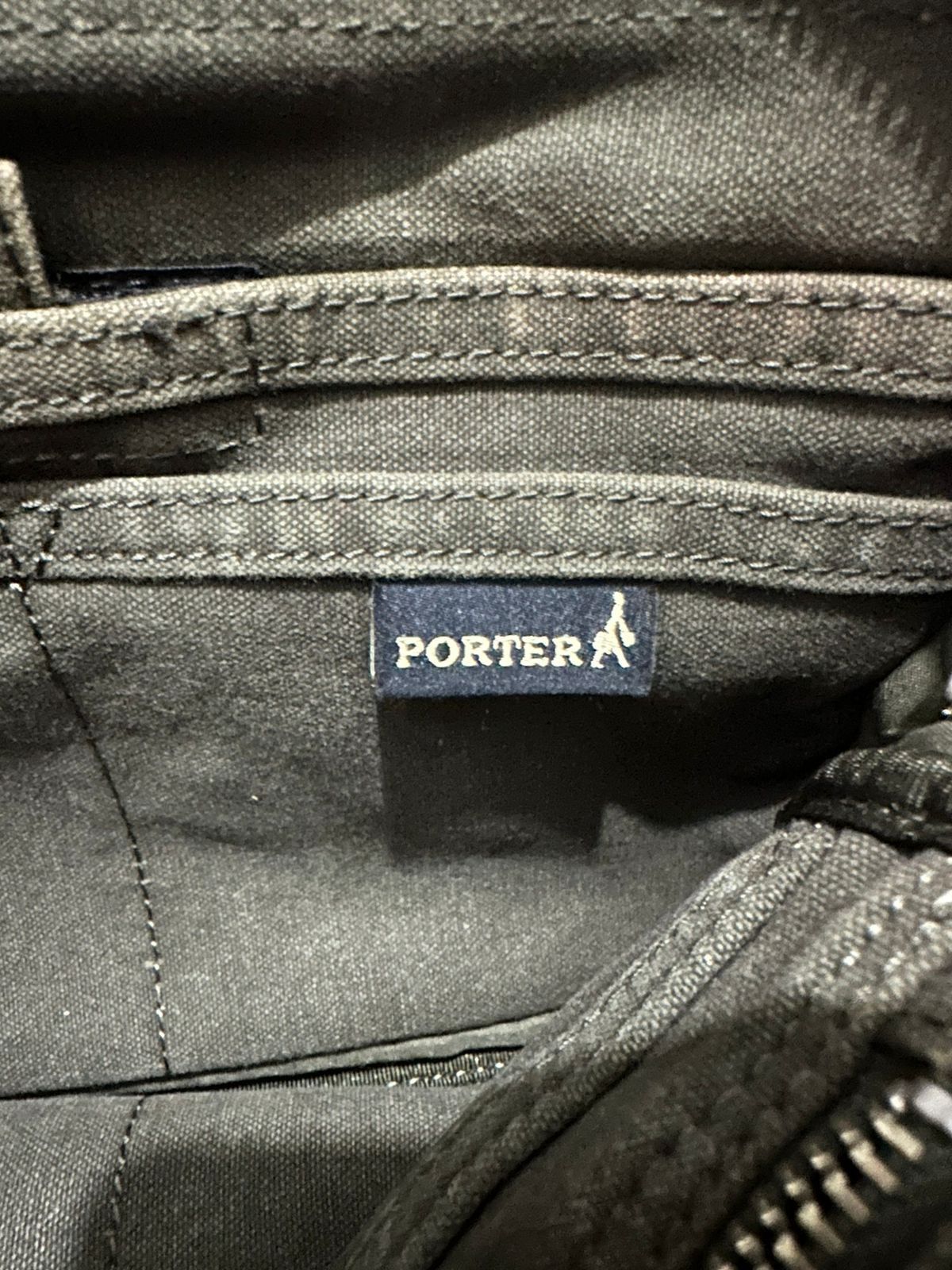 Porter Porter Japan Natural Faded Olive Canvas Crossbody/ Sling bag Size ONE SIZE - 9 Thumbnail