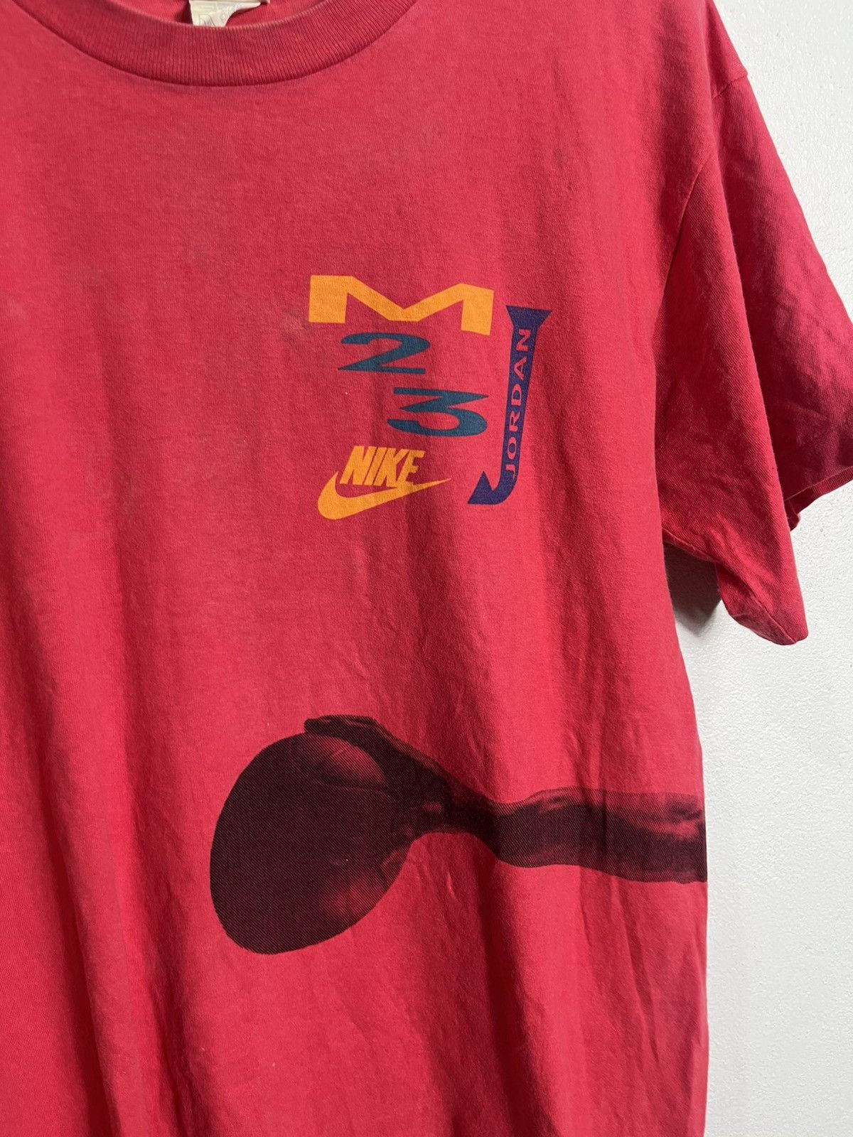 Nike Vintage 90s NIKE AIR JORDAN T-shirt Size US L / EU 52-54 / 3 - 7 Thumbnail