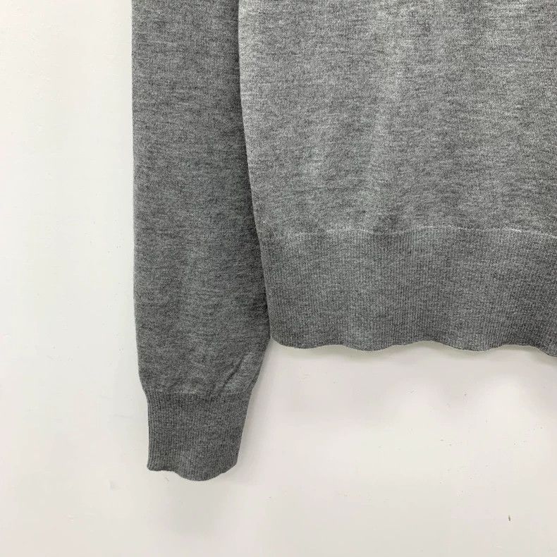 Loro Piana LORO PIANA Gray Cashmere Crewneck Long Sleeve Sweater Size S / US 4 / IT 40 - 4 Thumbnail