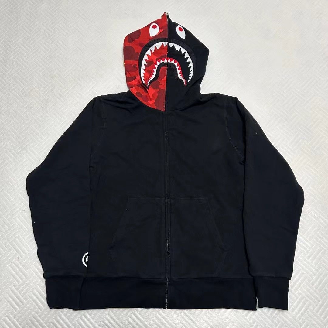 Bape CAMO UNIVERSE SHARK FULL ZIP HOODIE Size US M / EU 48-50 / 2 - 2 Thumbnail