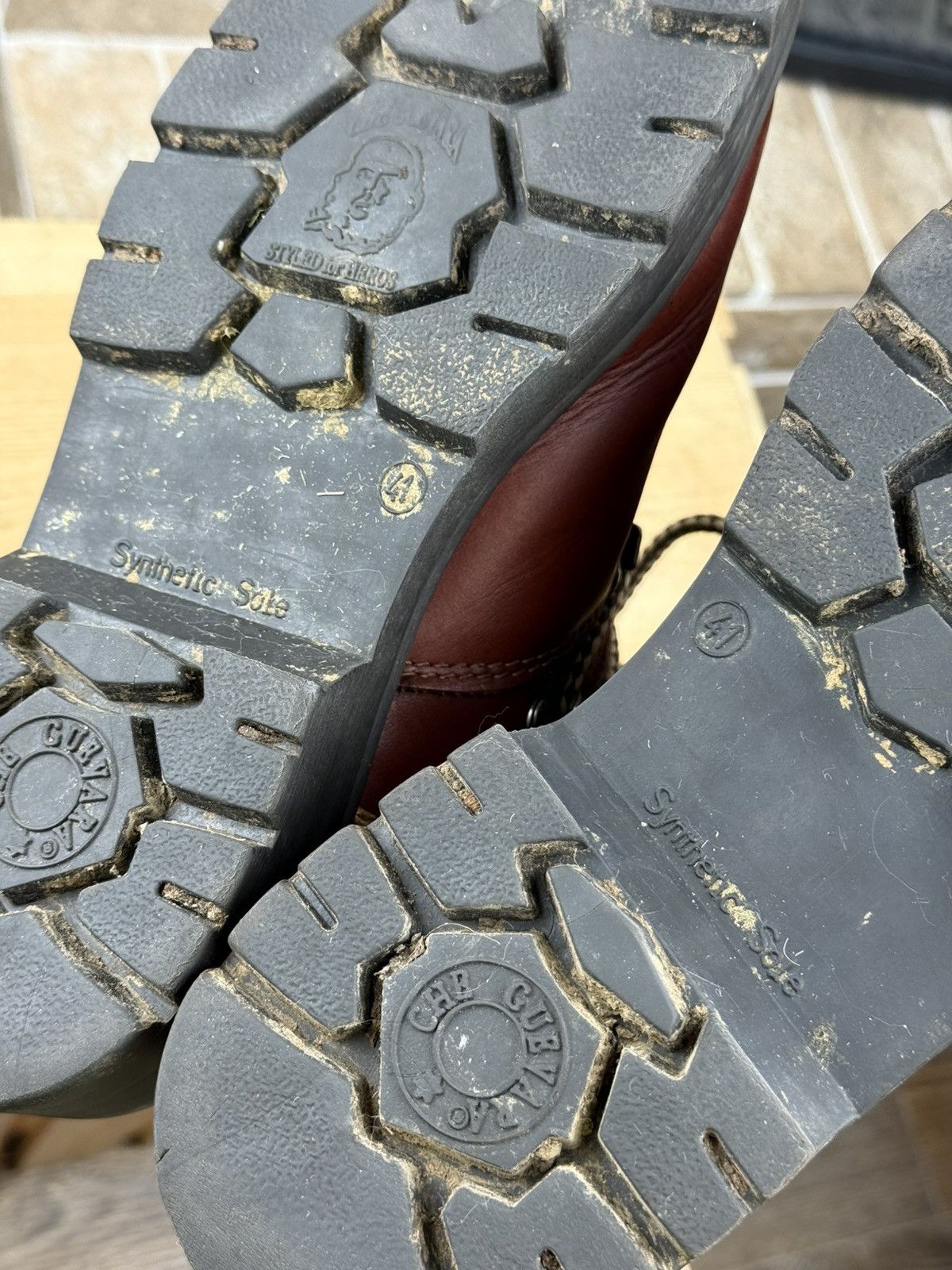 Paraboot Che Guevara Vintage Y2K Chunky Paraboot Combat Boots Size Size US 8 / EU 41 - 17 Thumbnail