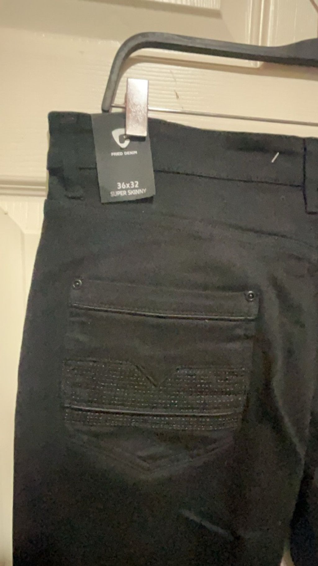Other Men's FRIED-DENIM Black Super Skinny Jeans Waist 36 Size US 36 / EU 52 - 5 Thumbnail