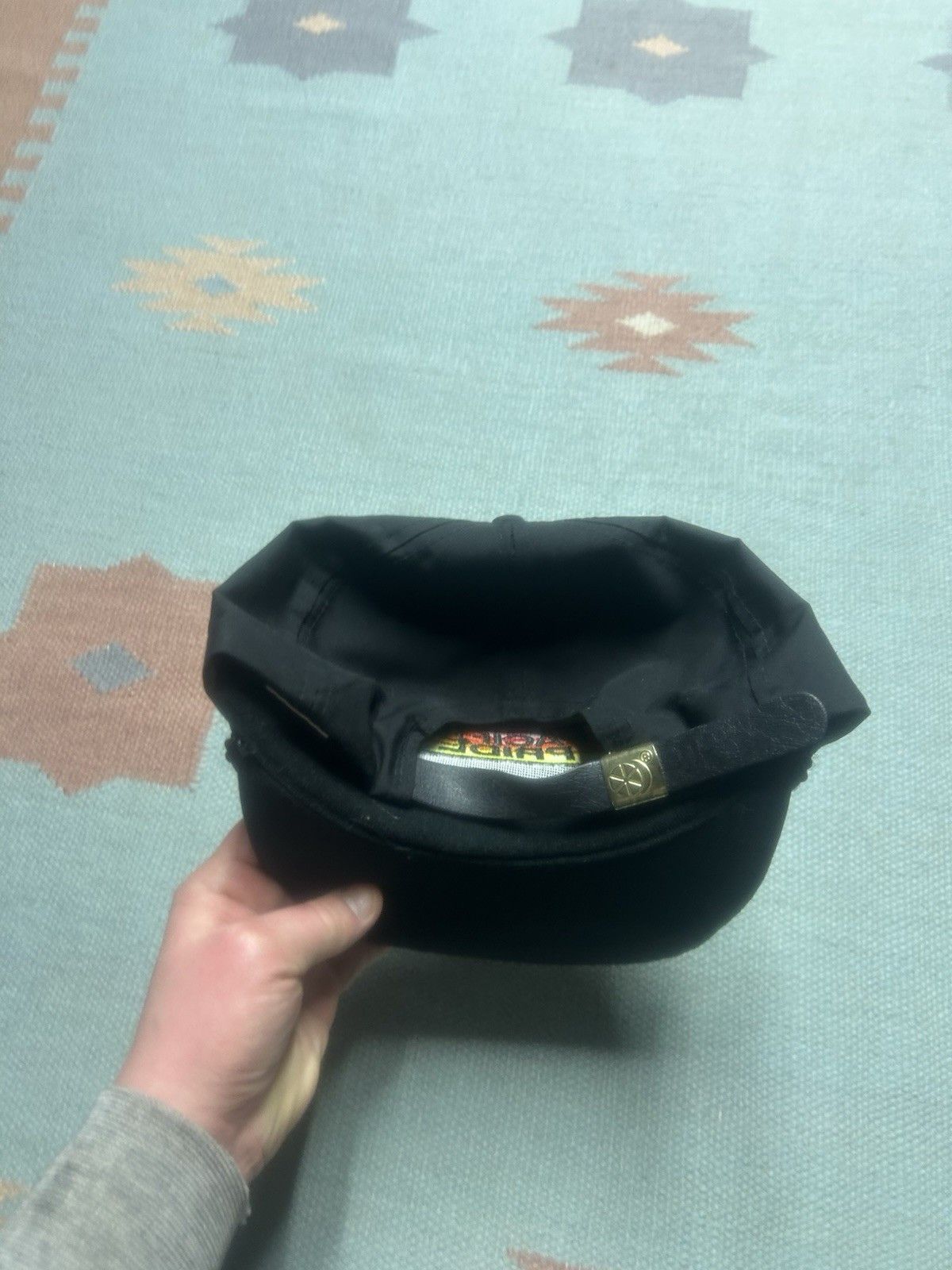 Vintage Vtg Strapback hat pacific pride gas embroidered black fuel Size ONE SIZE - 4 Thumbnail