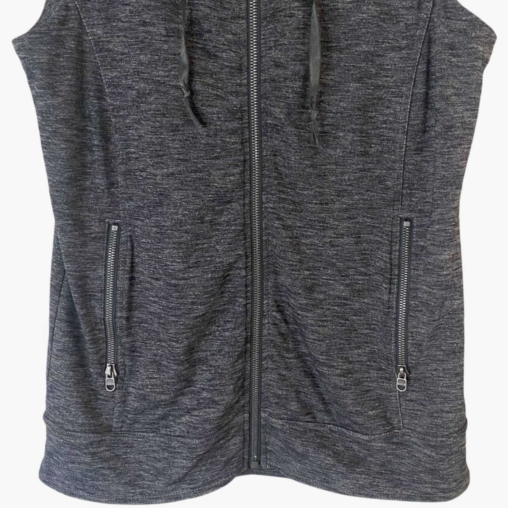 Vintage Kuhl Mova Zip-Up Hooded Hiking Vest Gray Women's Small Sleeveless Hoodie Jacket Size S / US 4 / IT 40 - 7 Thumbnail