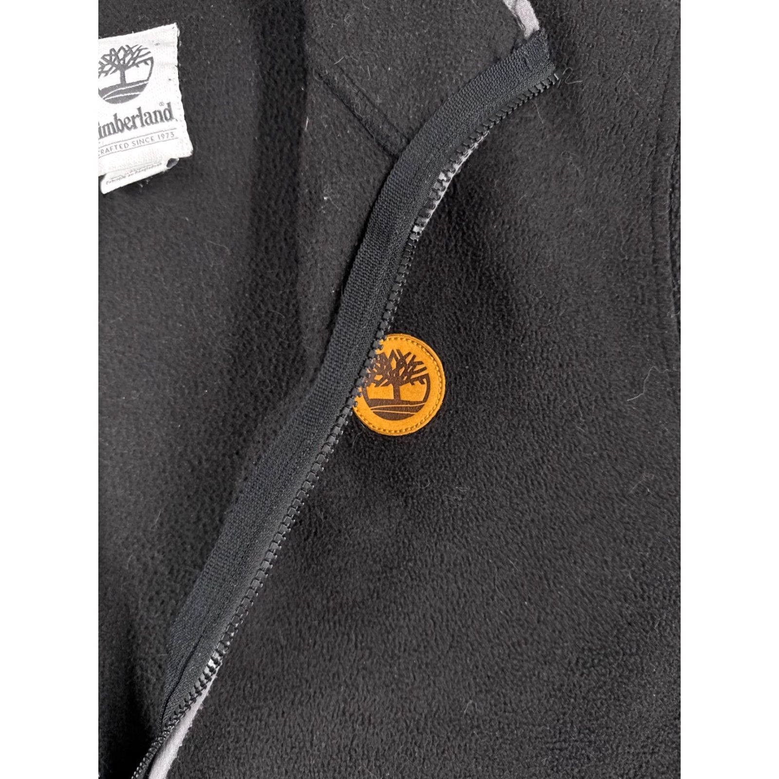 Timberland Timberland Jacket Women Medium Black Full Zip Fleece Pockets Mock Neck READ ME Size M / US 6-8 / IT 42-44 - 6 Thumbnail