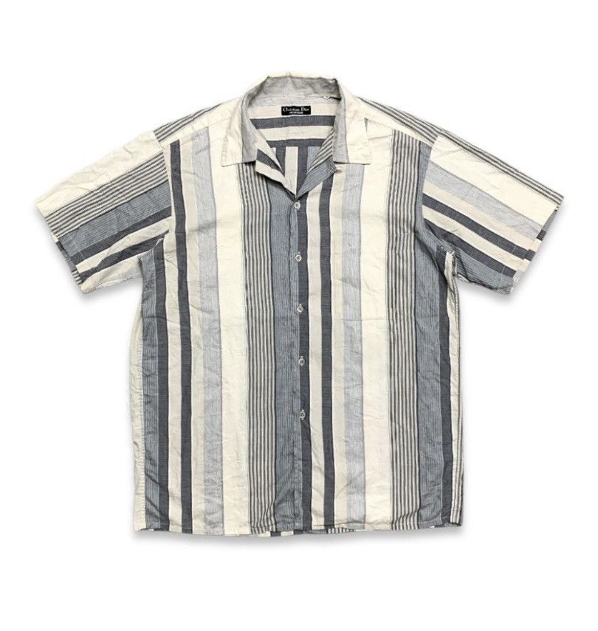 Dior Christian Dior Monsieur Striped Shirt Vintage Size US M / EU 48-50 / 2 - 1 Thumbnail