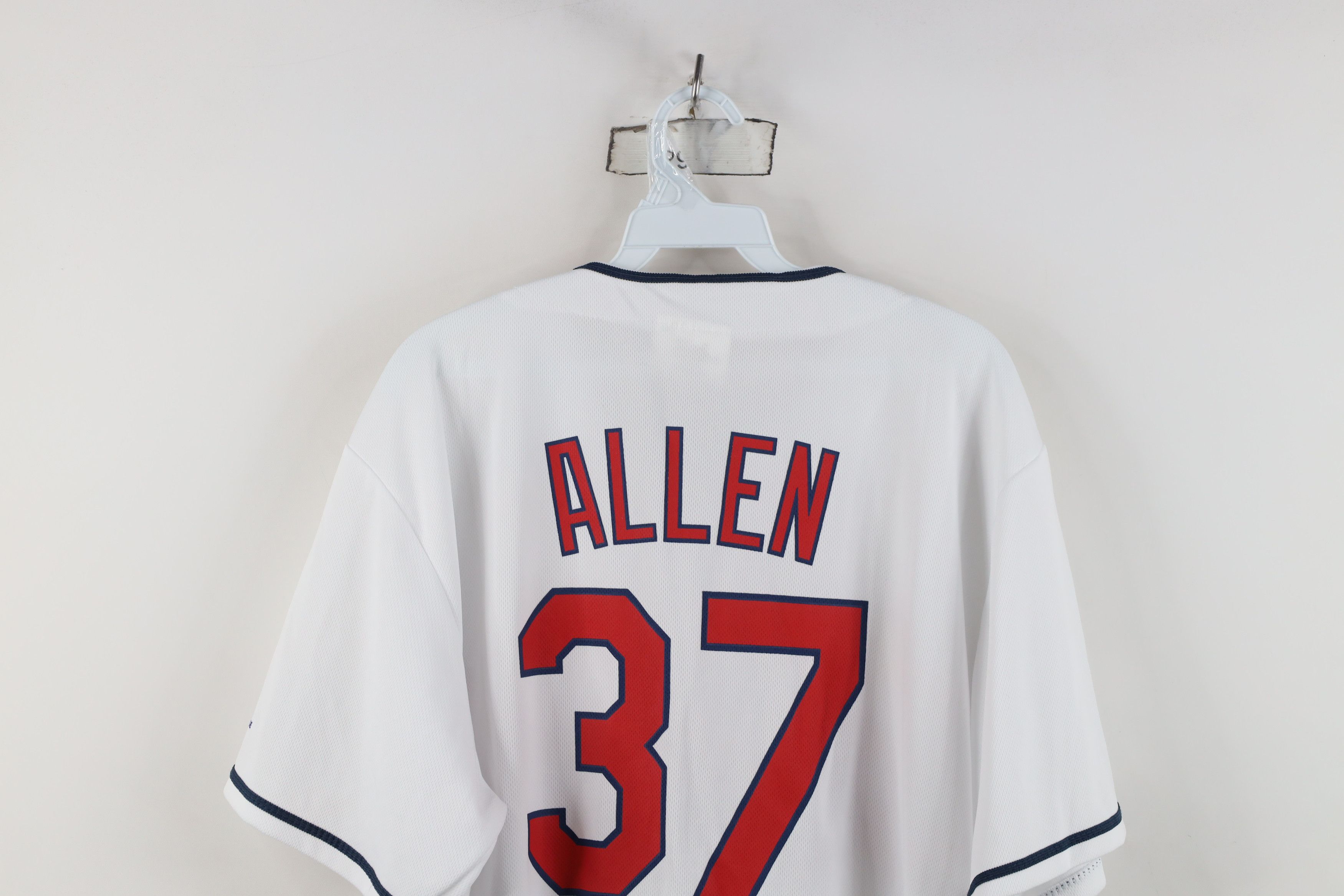 Vintage Vintage Allen Cleveland Indians Baseball Jersey White #37 Size US XL / EU 56 / 4 - 14 Thumbnail