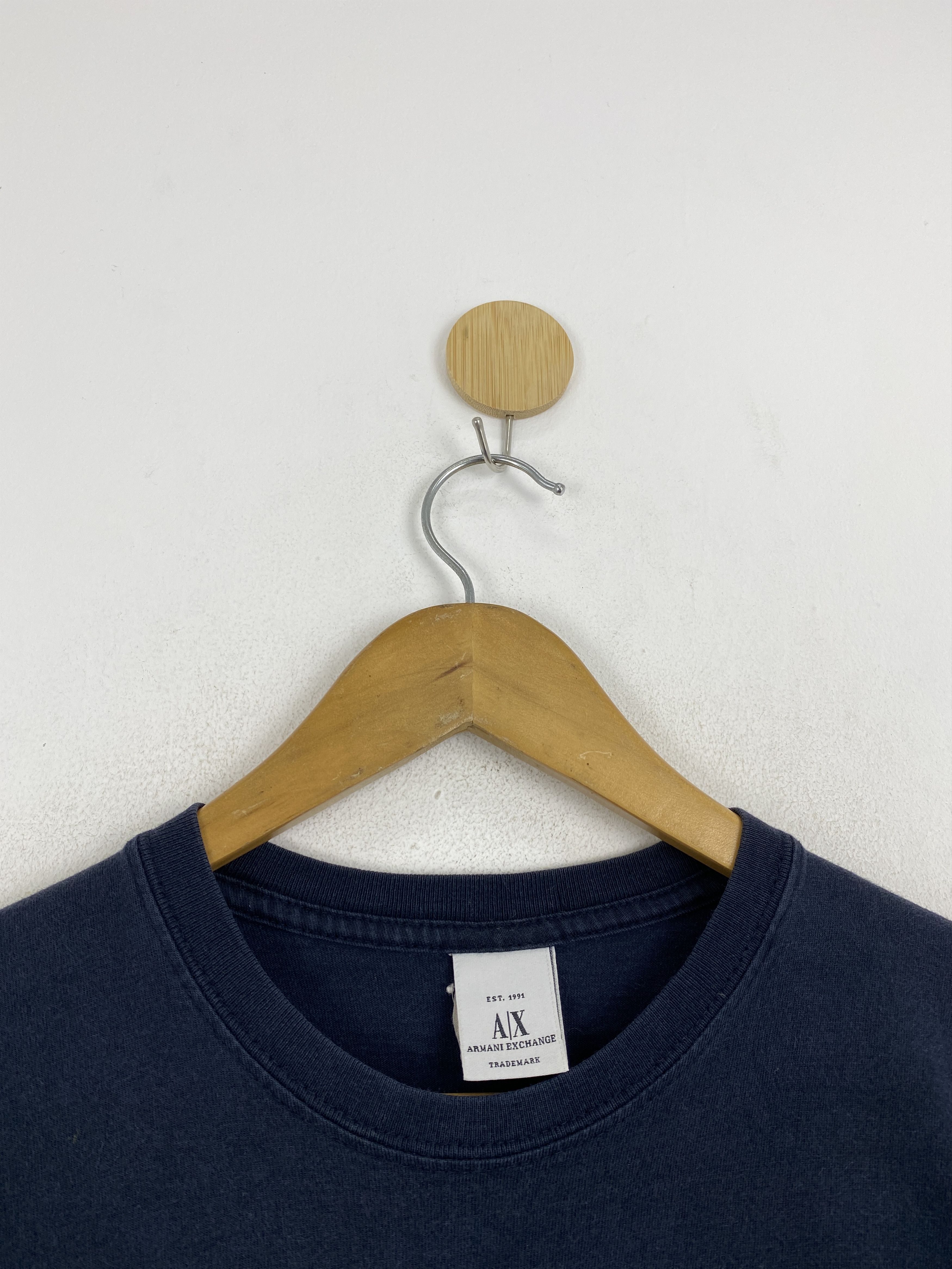 Other Vintage 90s Armani Exchange Made In USA Tee TA0608 Size US S / EU 44-46 / 1 - 11 Thumbnail