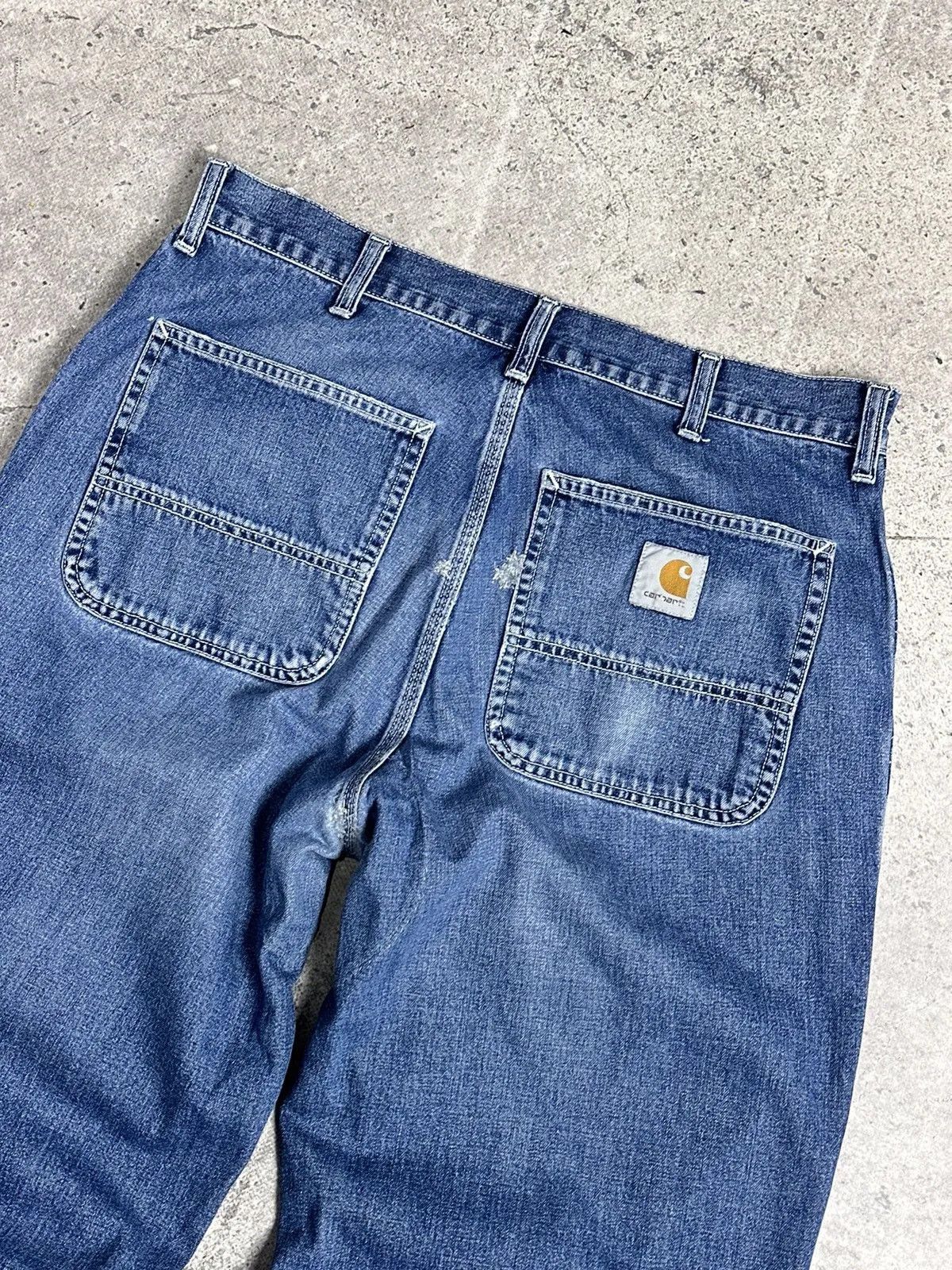 Carhartt Wip Vintage Carhartt Denim Pants Carpenter Jeans Workwear Style Size US 32 / EU 48 - 10 Thumbnail